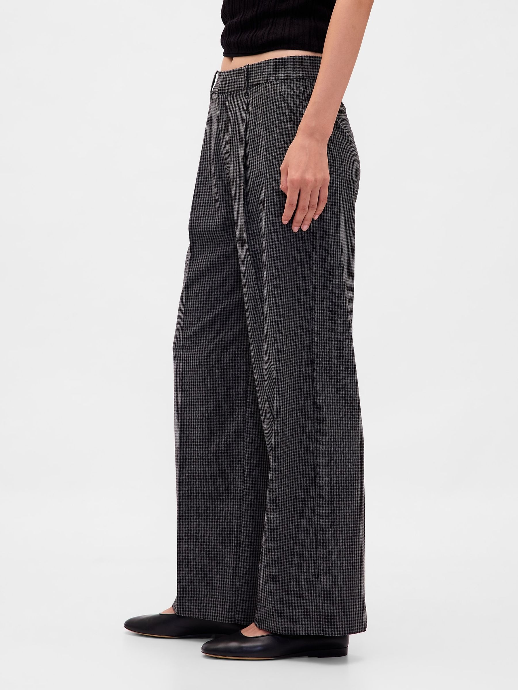 Grey 365 Low Waist Pleated Trousers - Image 3 of 6