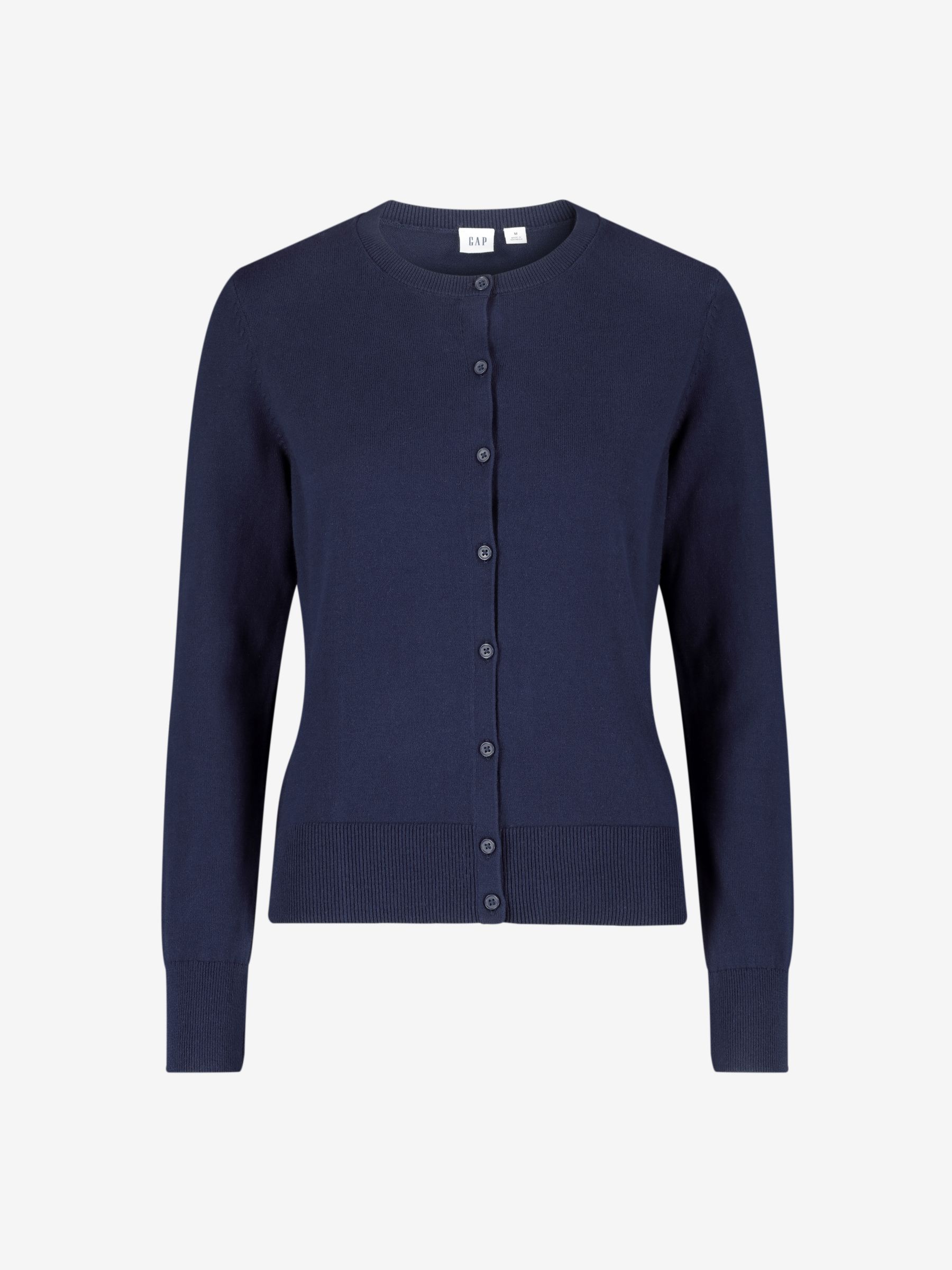 Blue Crew Neck Cardigan - Image 6 of 6