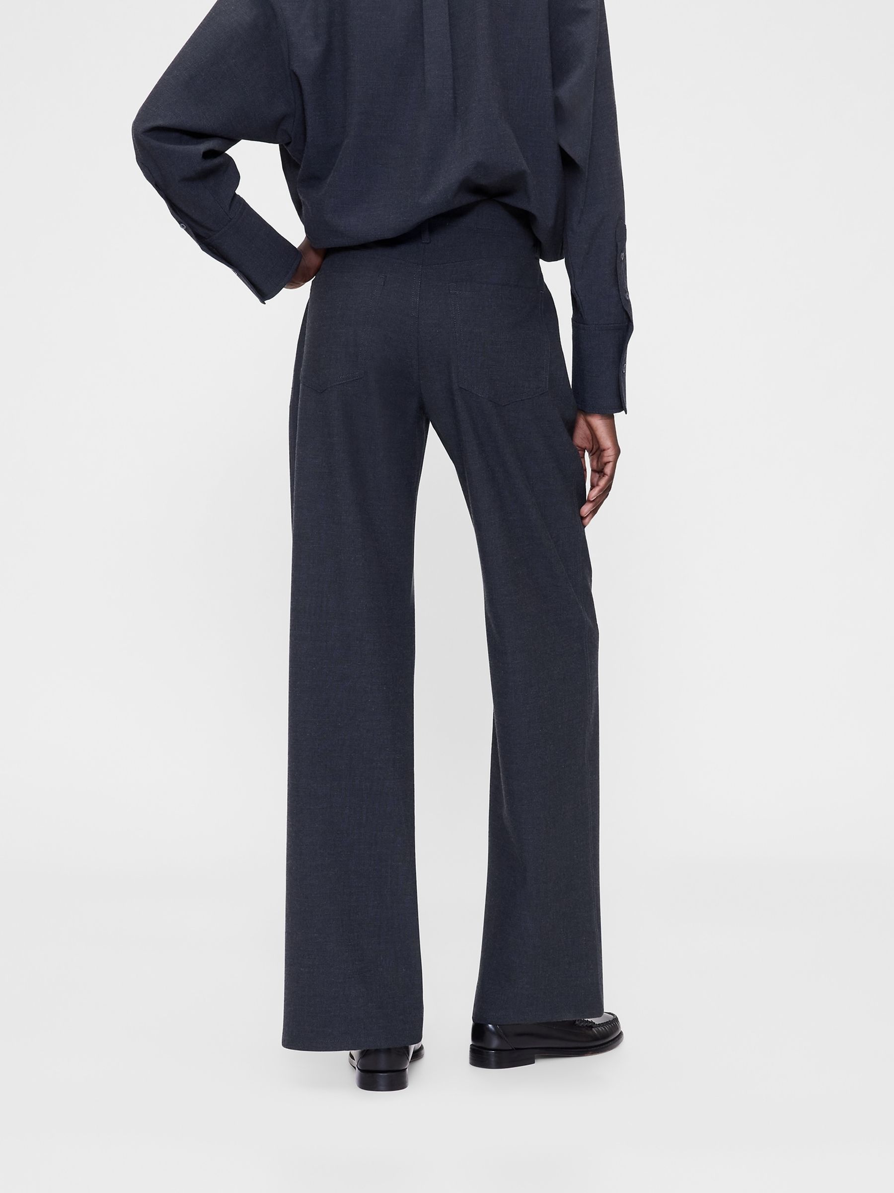 Blue Low Rise Loose Trousers - Image 2 of 5