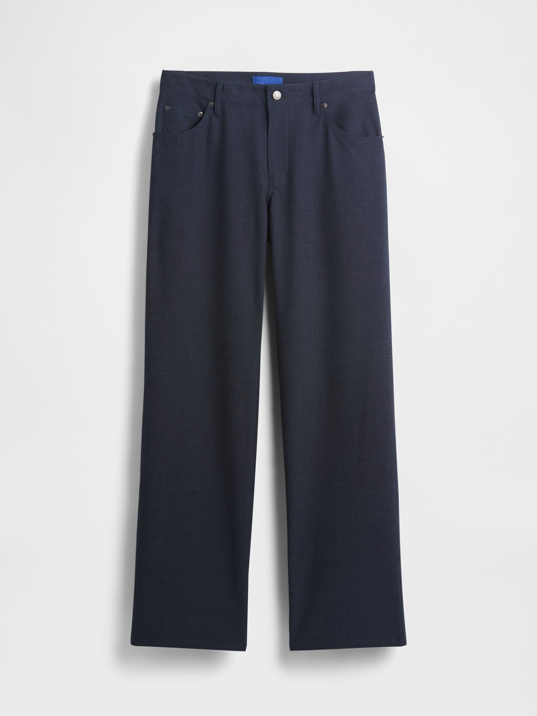 Blue Low Rise Loose Trousers - Image 5 of 5