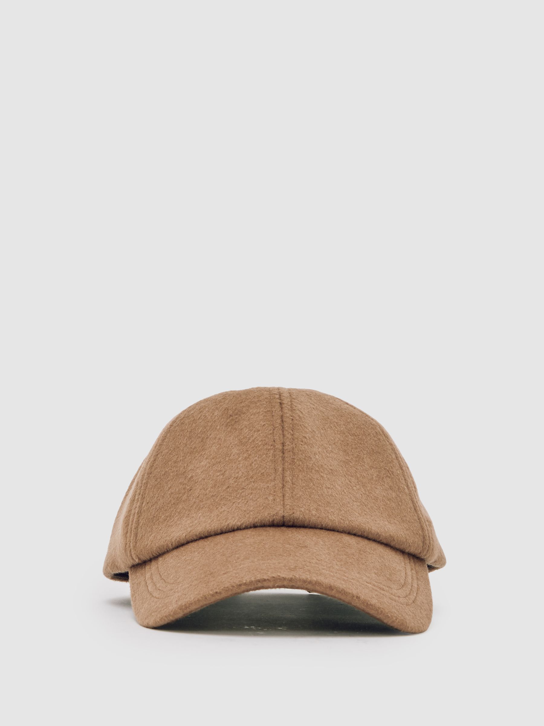 Wool-Blend Baseball Cap in Light Brown - image 5