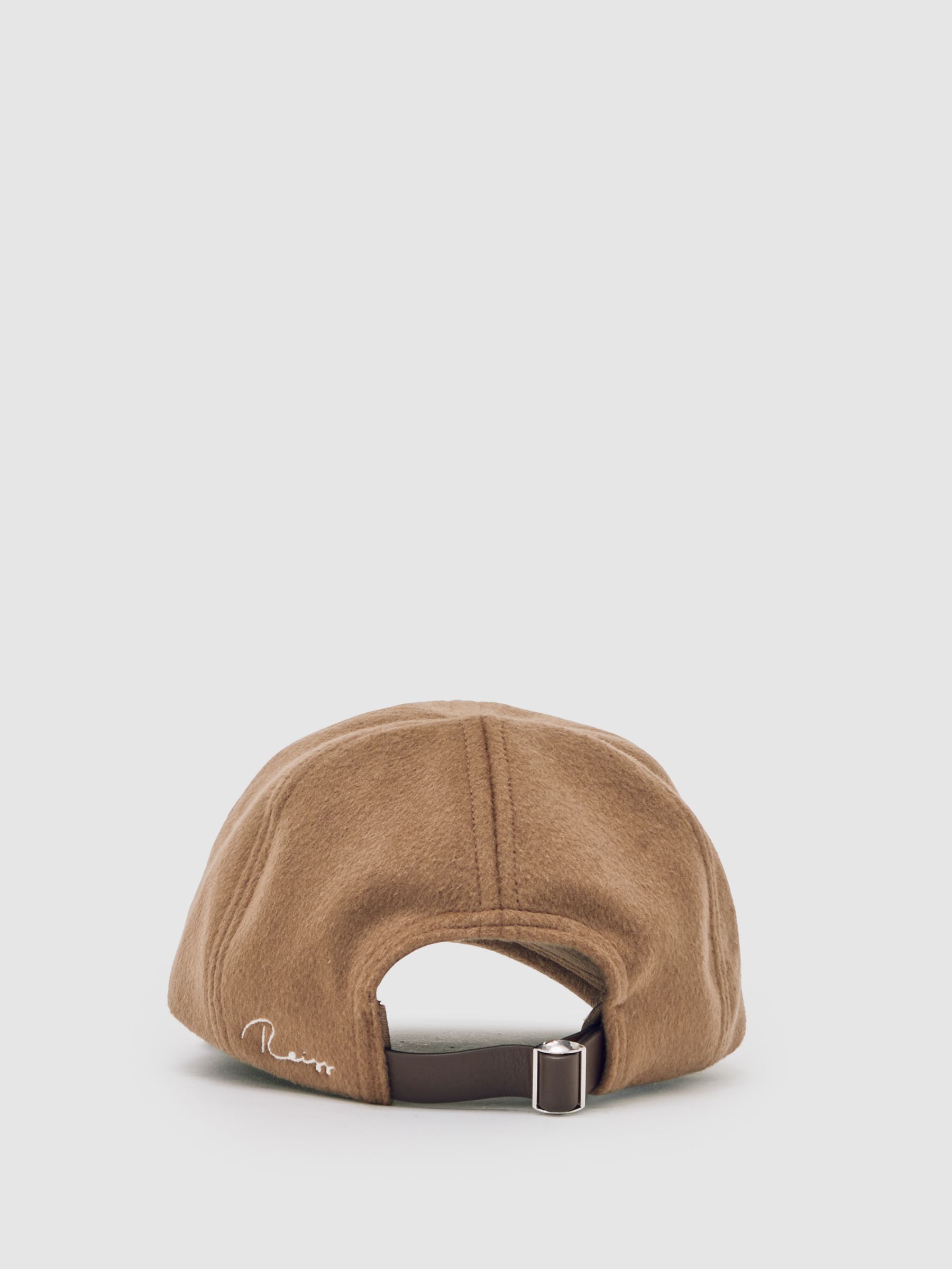Wool-Blend Baseball Cap in Light Brown - image 2