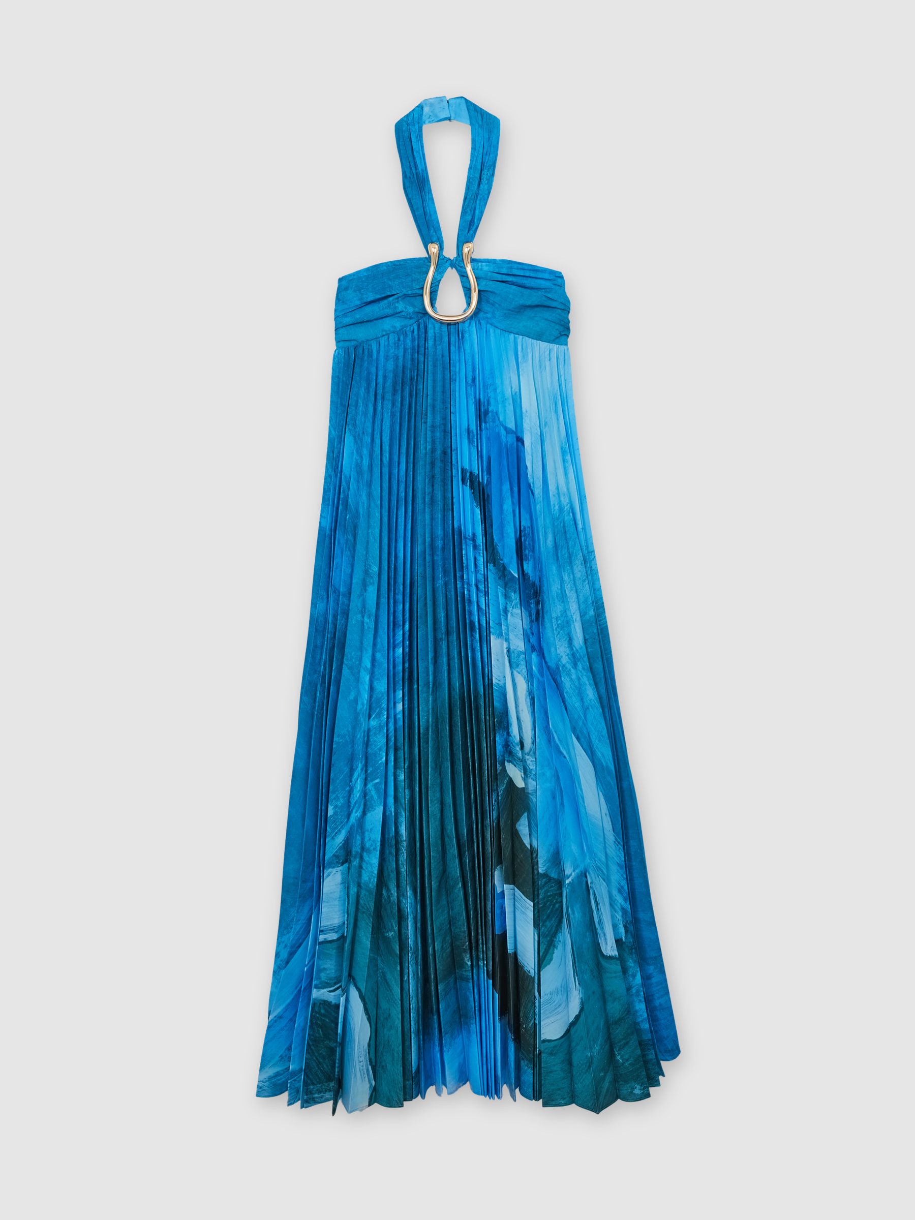 Acler Blue Askham Maxi Dress in Blue - Image 2 of 5