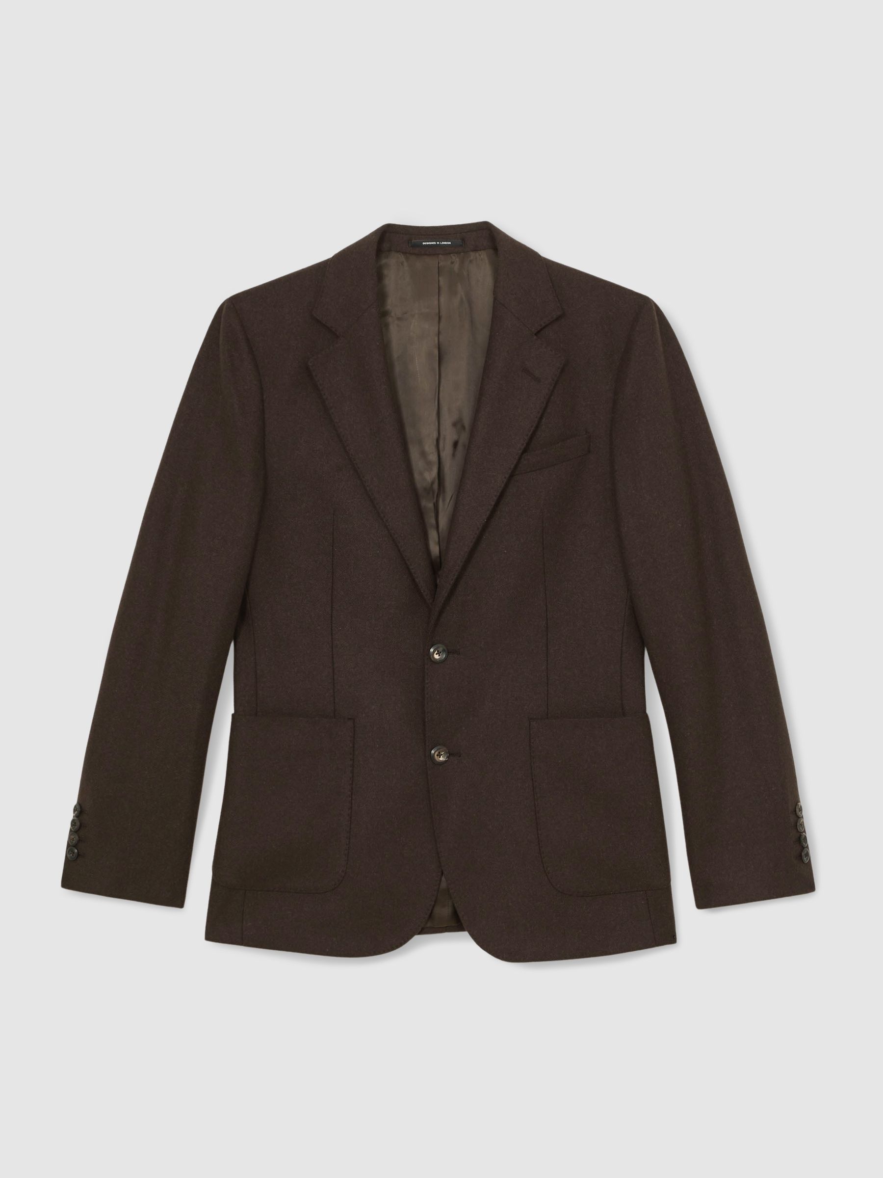 Jacket in Chocolate Brown - Image 2 of 8