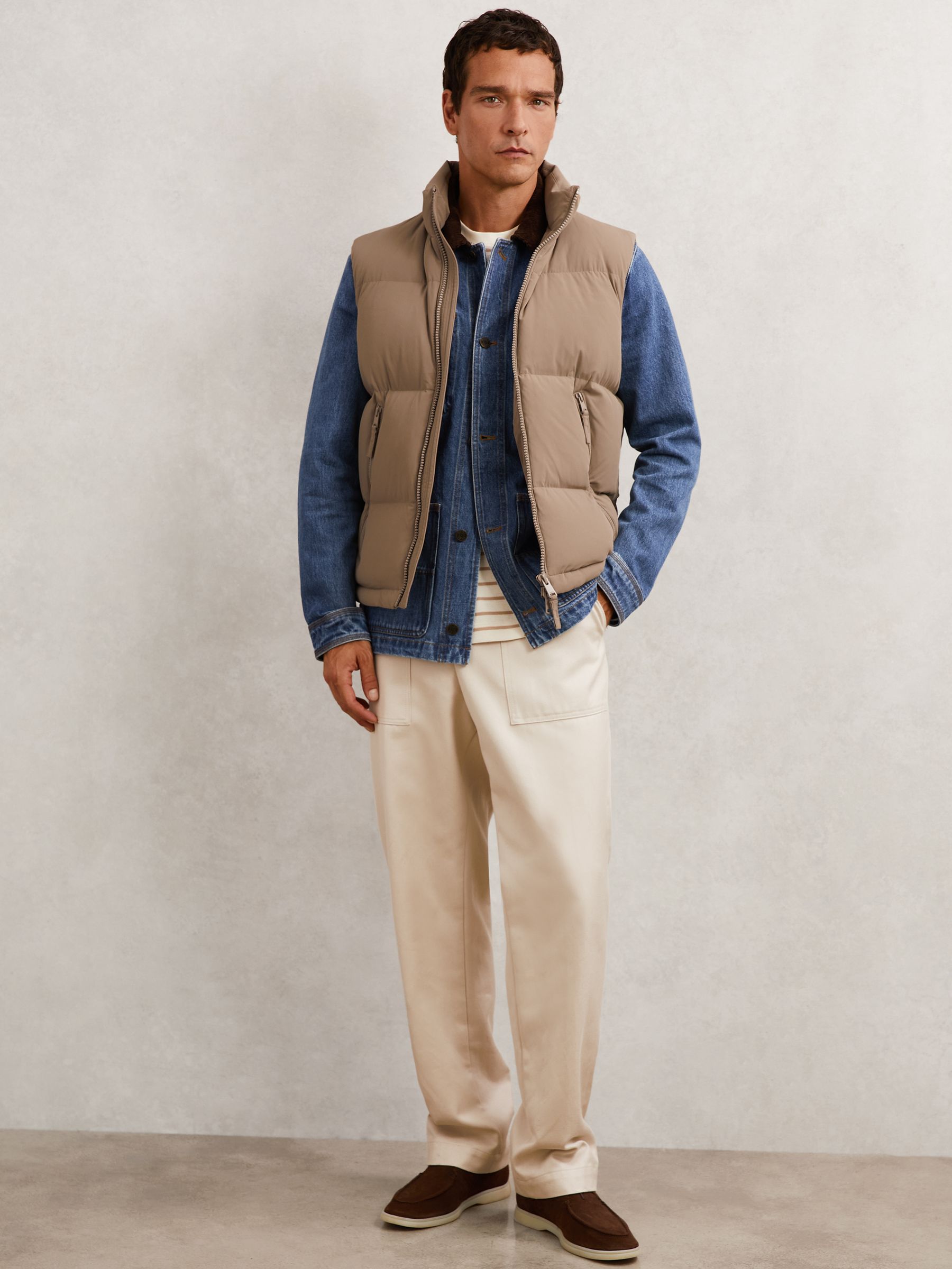 Quilted Zip-through Puffer Gilet