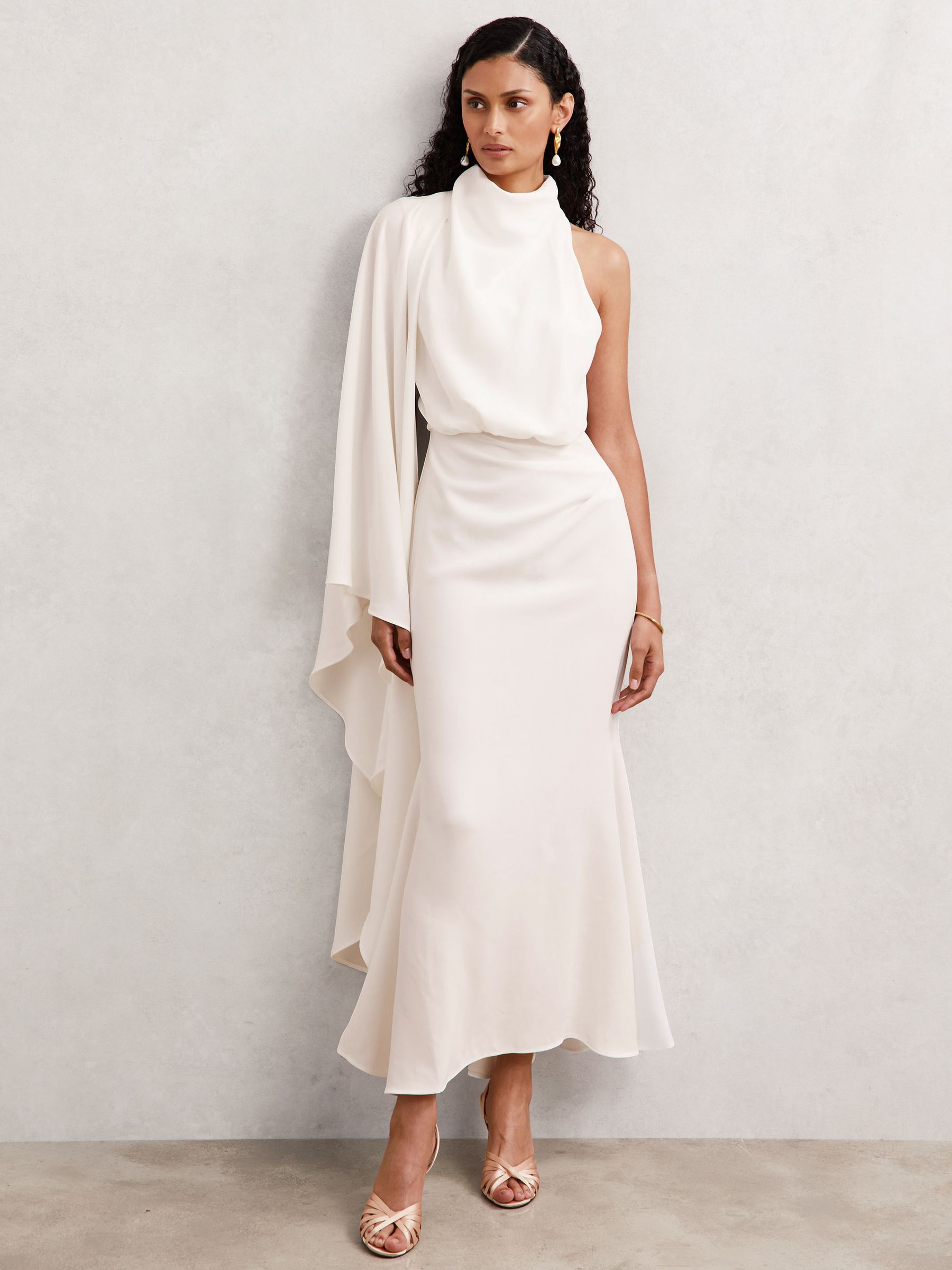 Acler Ivory Flintshire Maxi Dress in Ivory - Image 3 of 5
