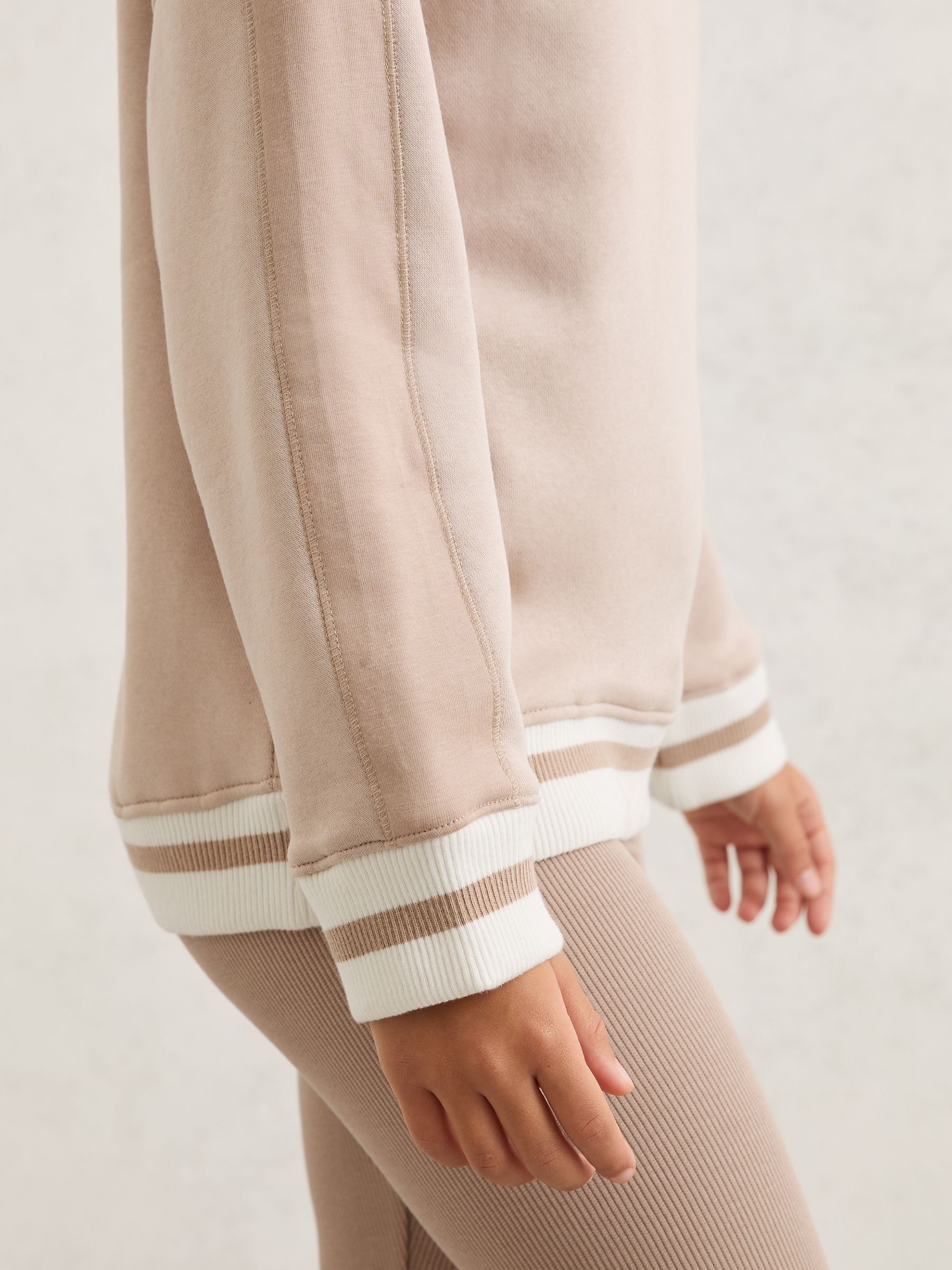 9-13 yrs Oversize Sweatshirt and Leggings Set in Neutral - Image 1 of 4