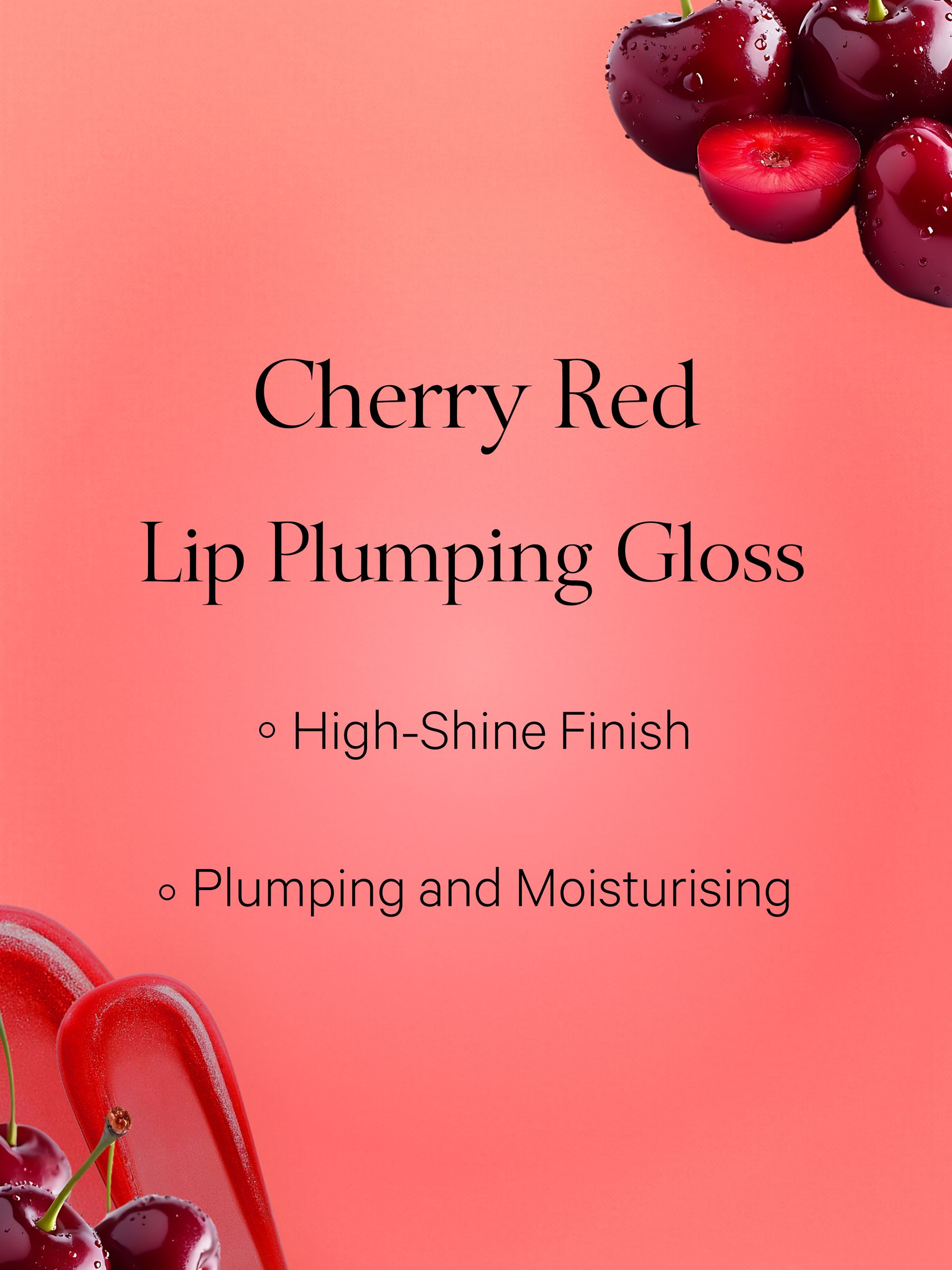 Cherry Red Lip Gloss - Image 5 of 5