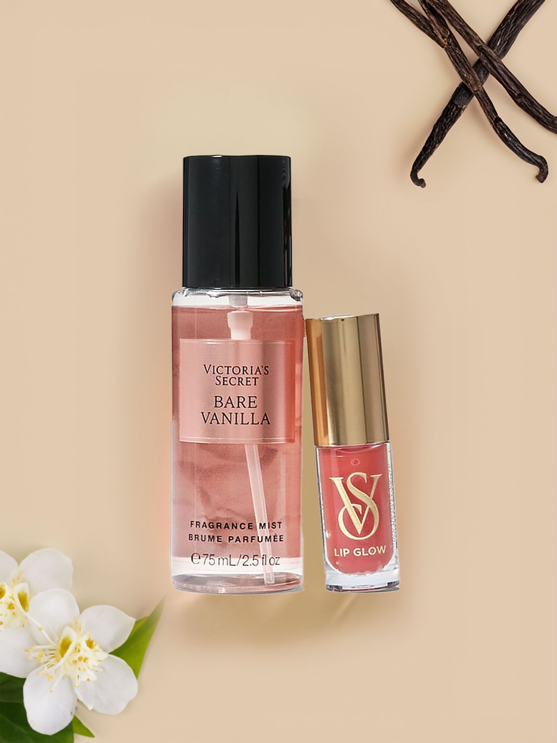 Bare Vanilla Mist and Lip Gift Set 2 Piece - Image 1 of 2