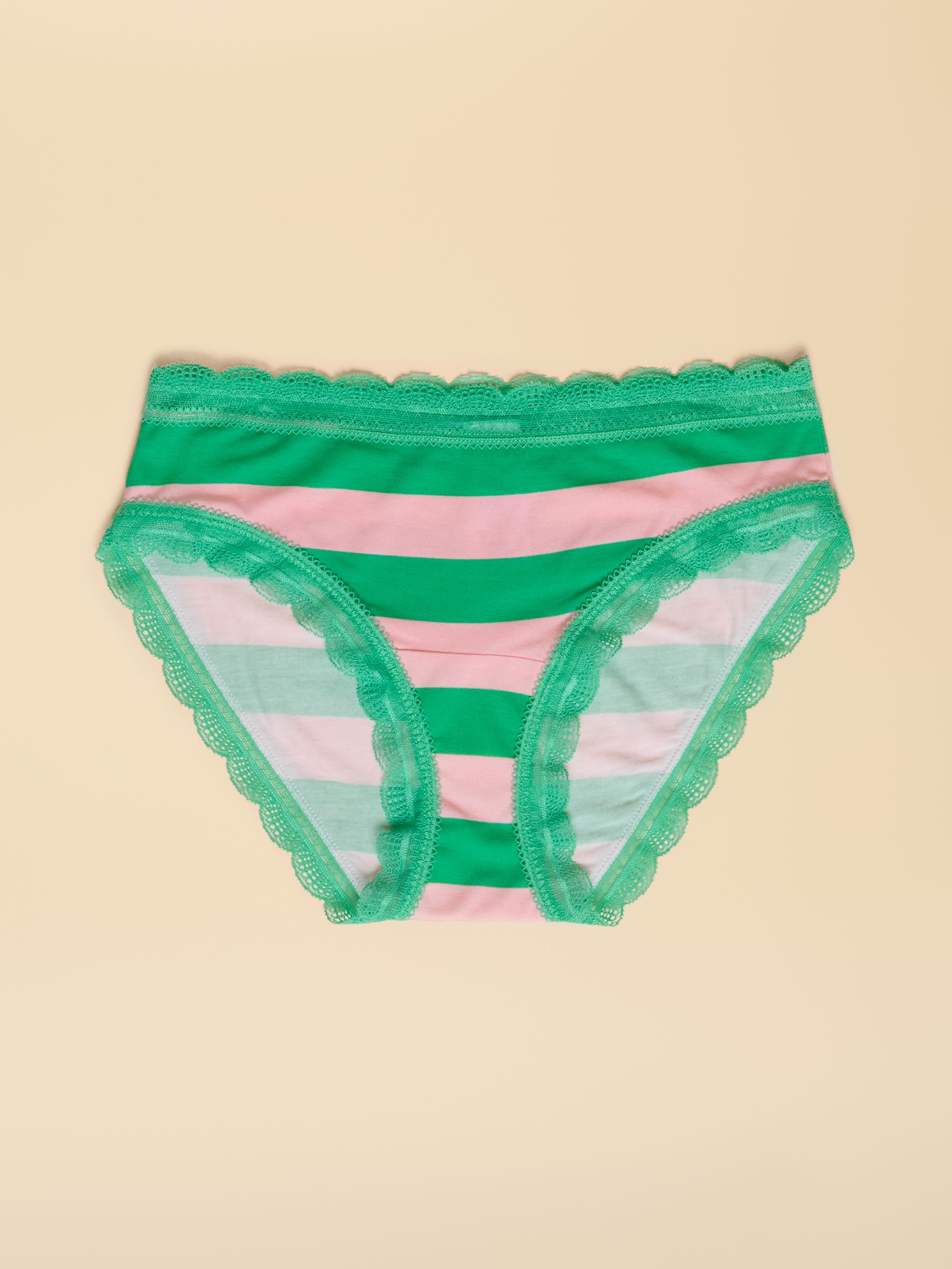 Red & Green Party Dogs/Stripe Knickers 3 Pack - Image 2 of 10