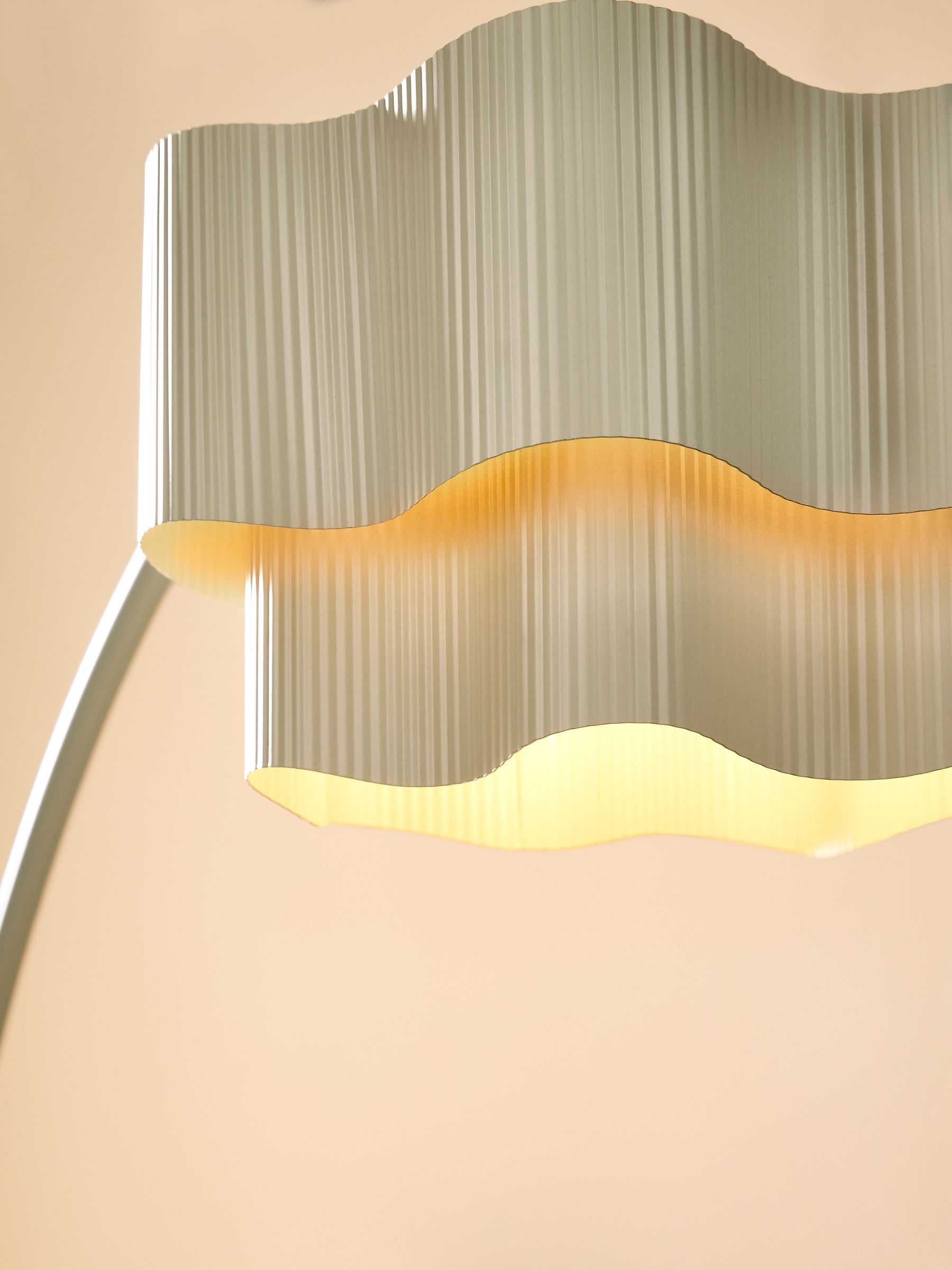 Sydney Floor Lamp in Cream - Image 2 of 5
