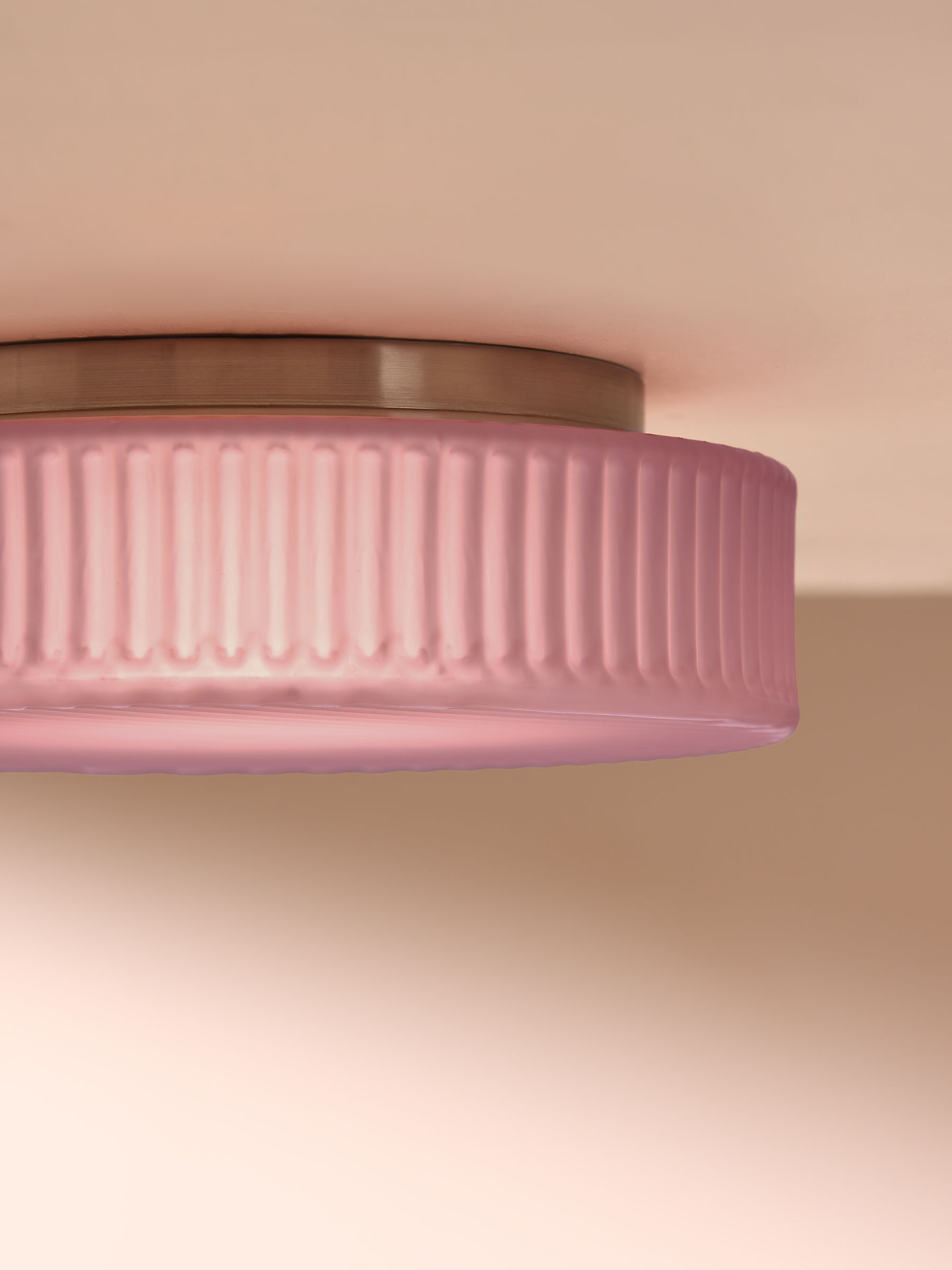 Alma Flush Light in Pink - Image 2 of 5