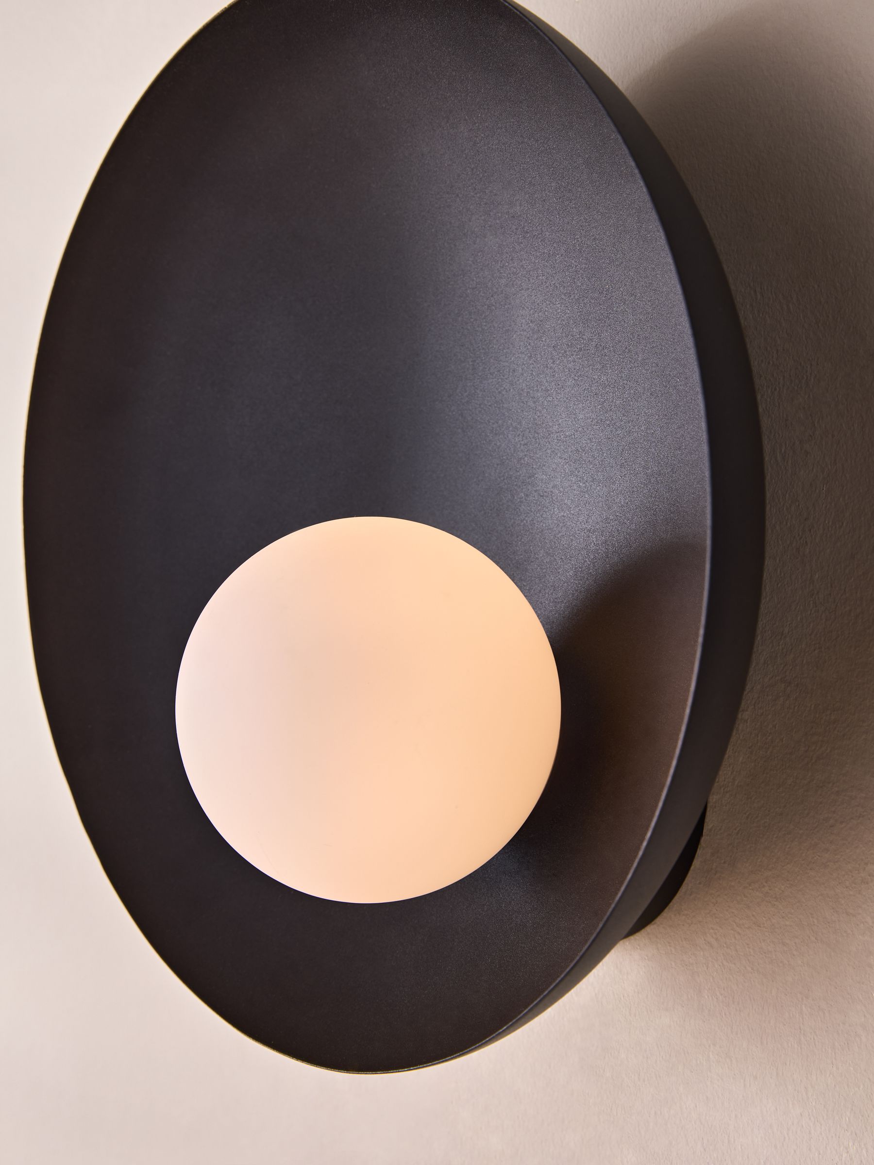 Black Malta Bathroom Wall Light - Image 2 of 5