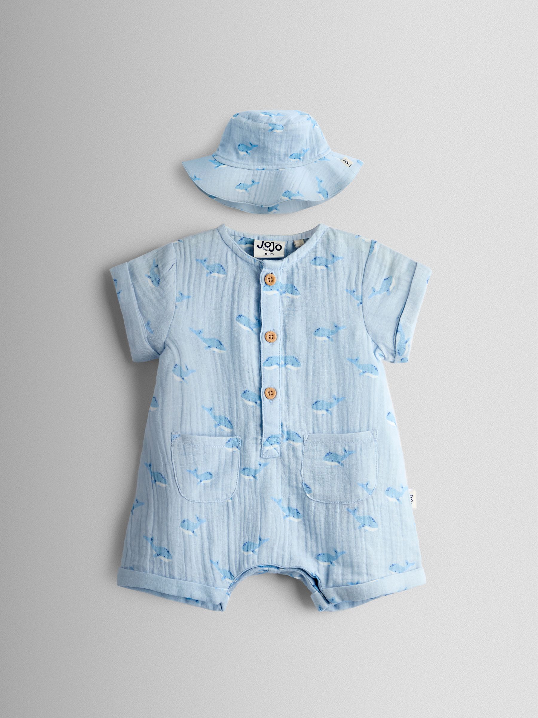 Blue Woven Printed Romper - Image 2 of 8