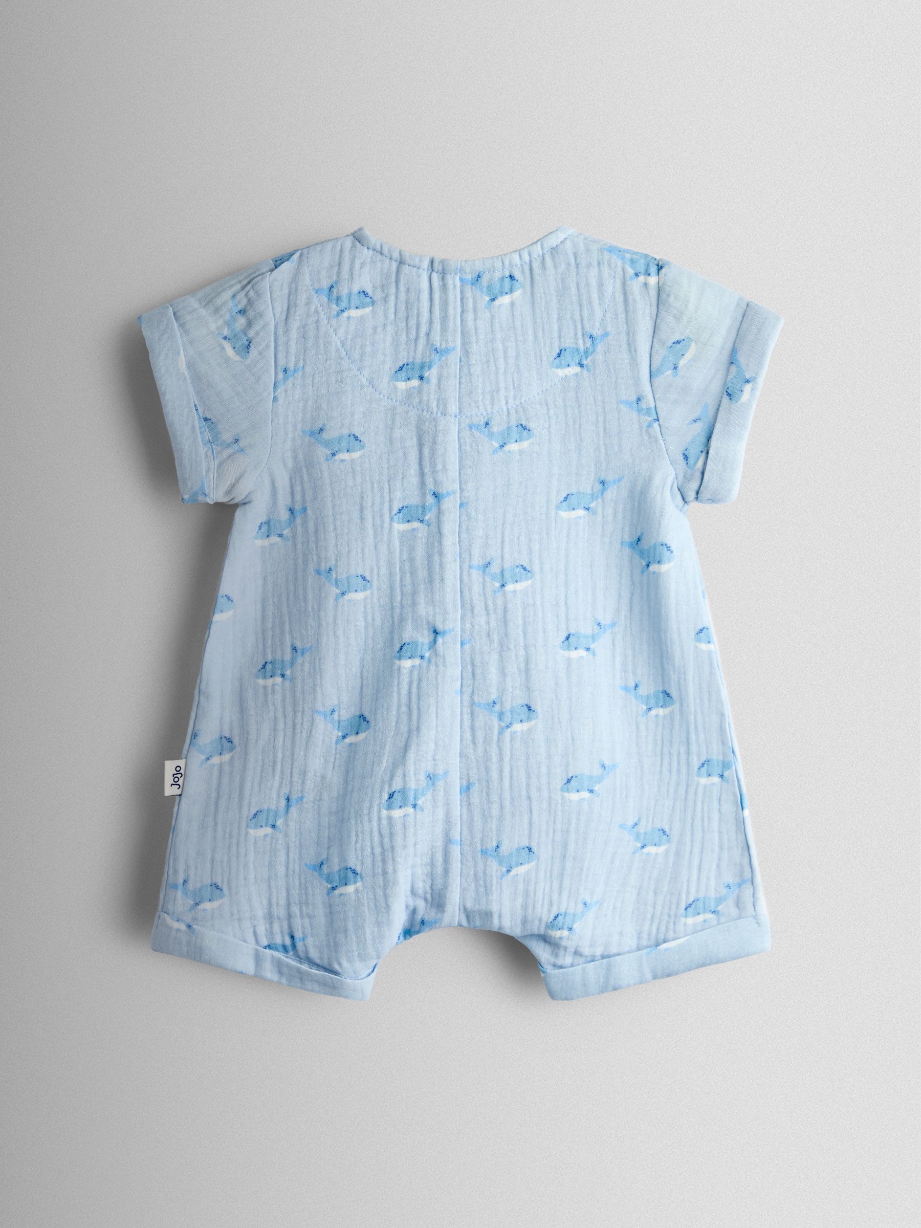 Blue Woven Printed Romper - Image 4 of 8