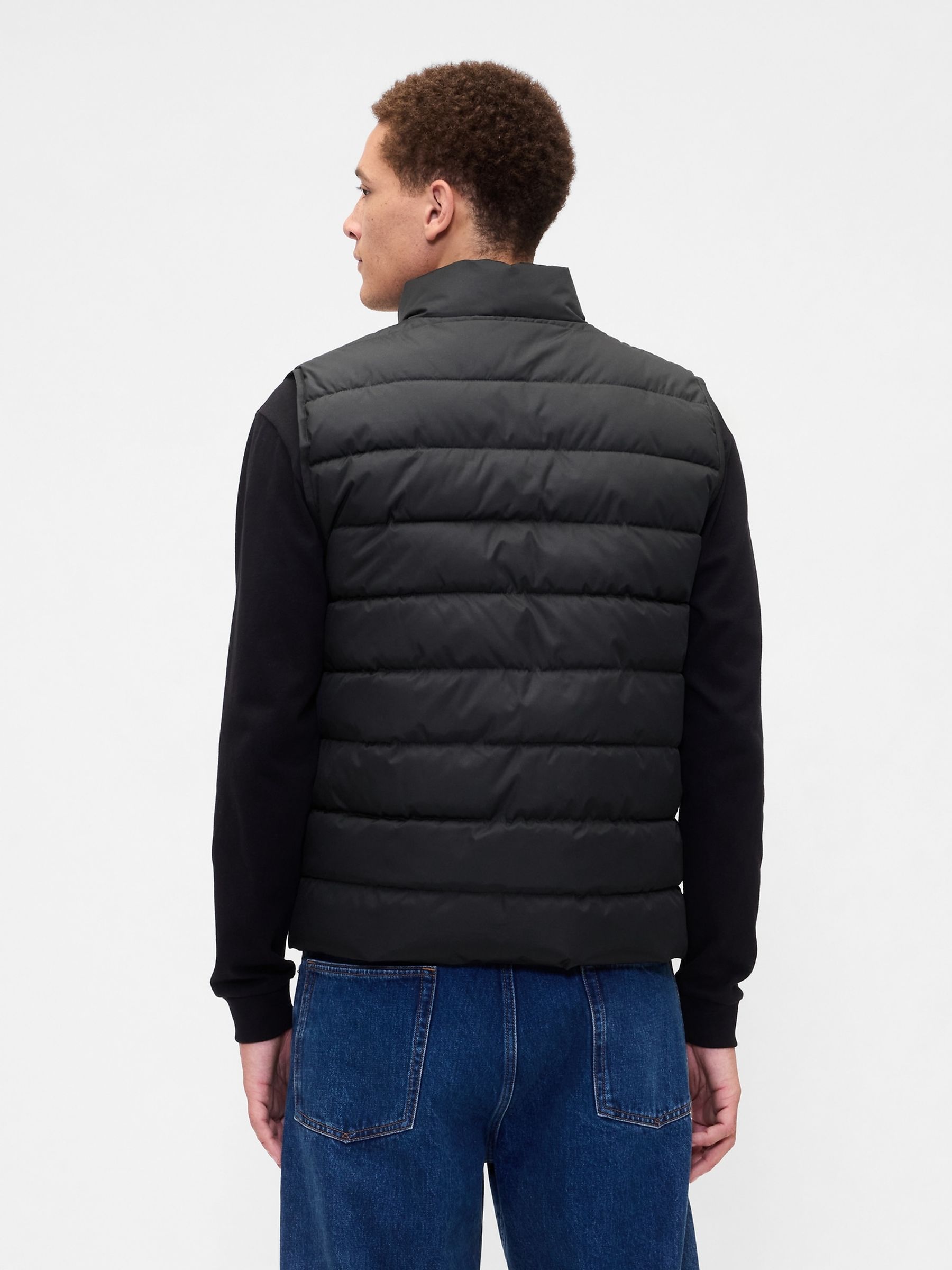 Black Relaxed ColdControl Puffer Vest - Image 2 of 4