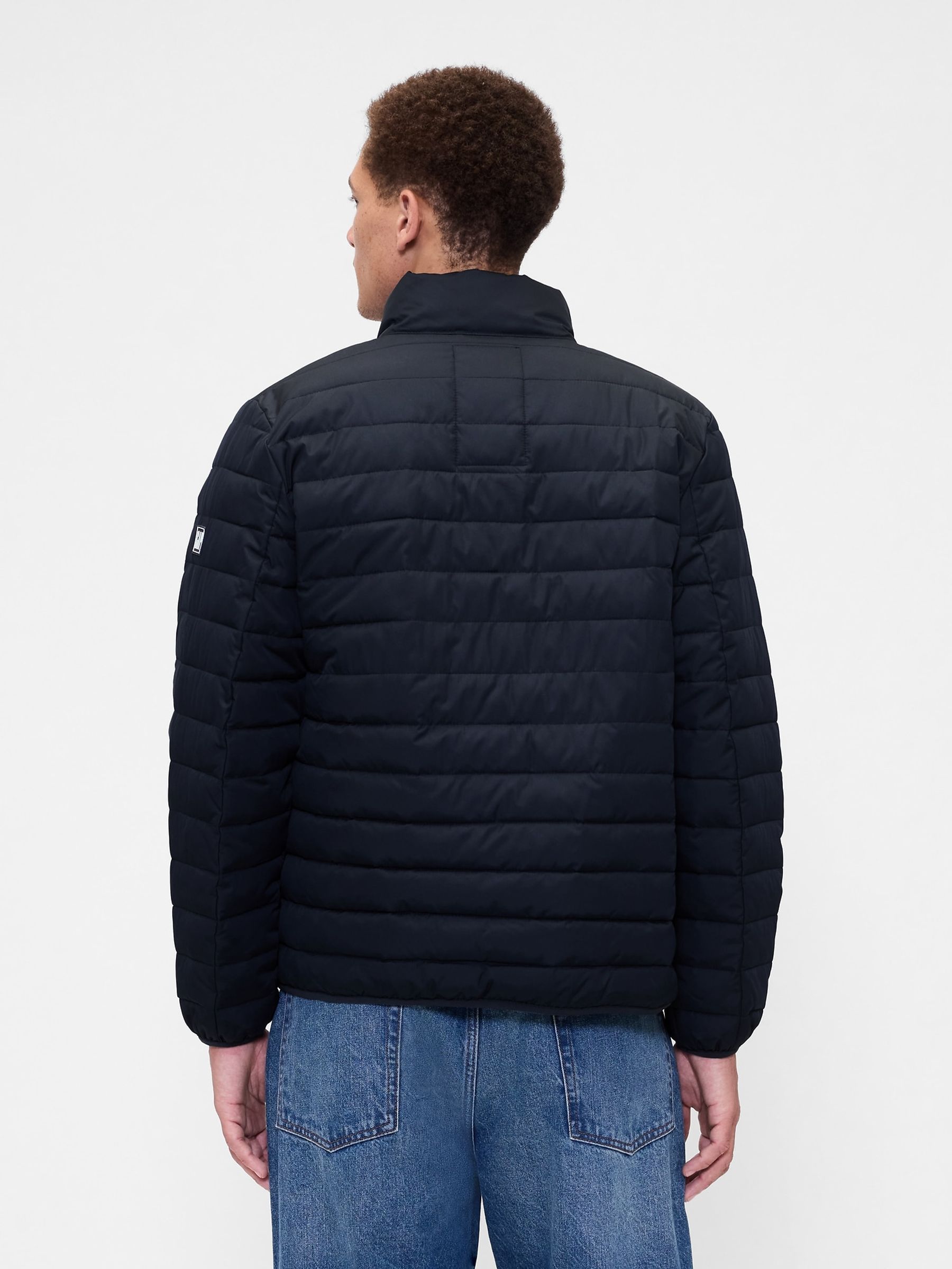 Navy Relaxed Cold Control Puffer Jacket - Image 2 of 4
