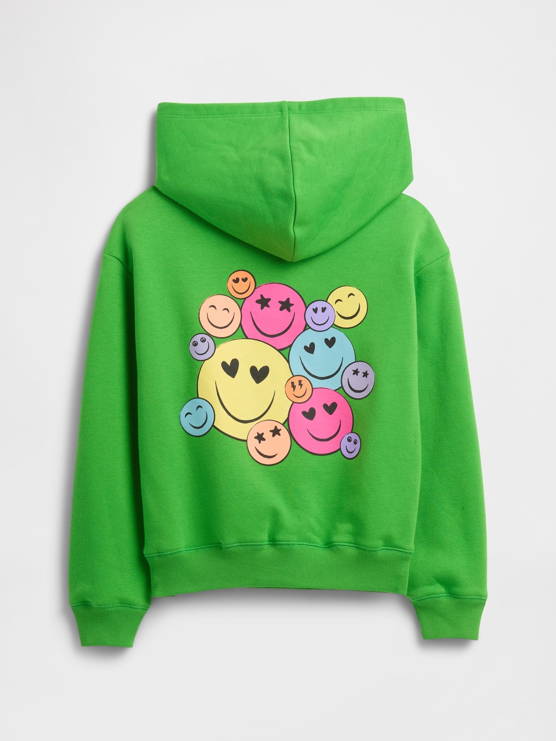 Green Relaxed Logo Hoodie (4-13yrs) - Image 2 of 3