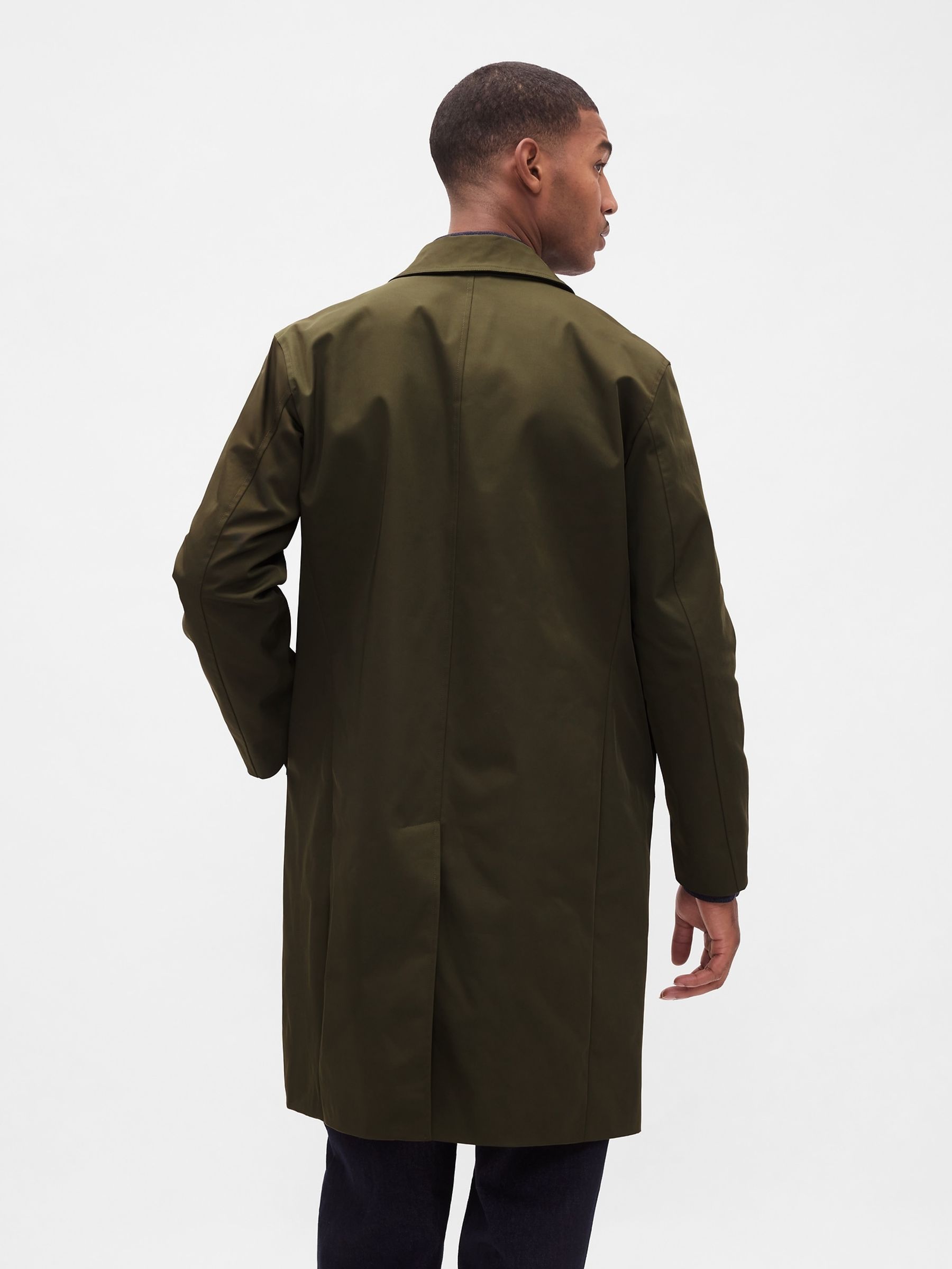 Green Mac Coat - Image 2 of 4