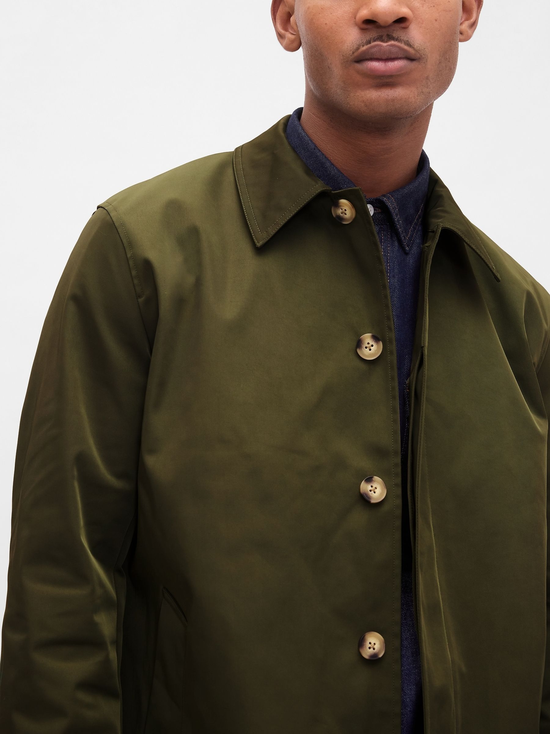 Green Mac Coat - Image 4 of 4