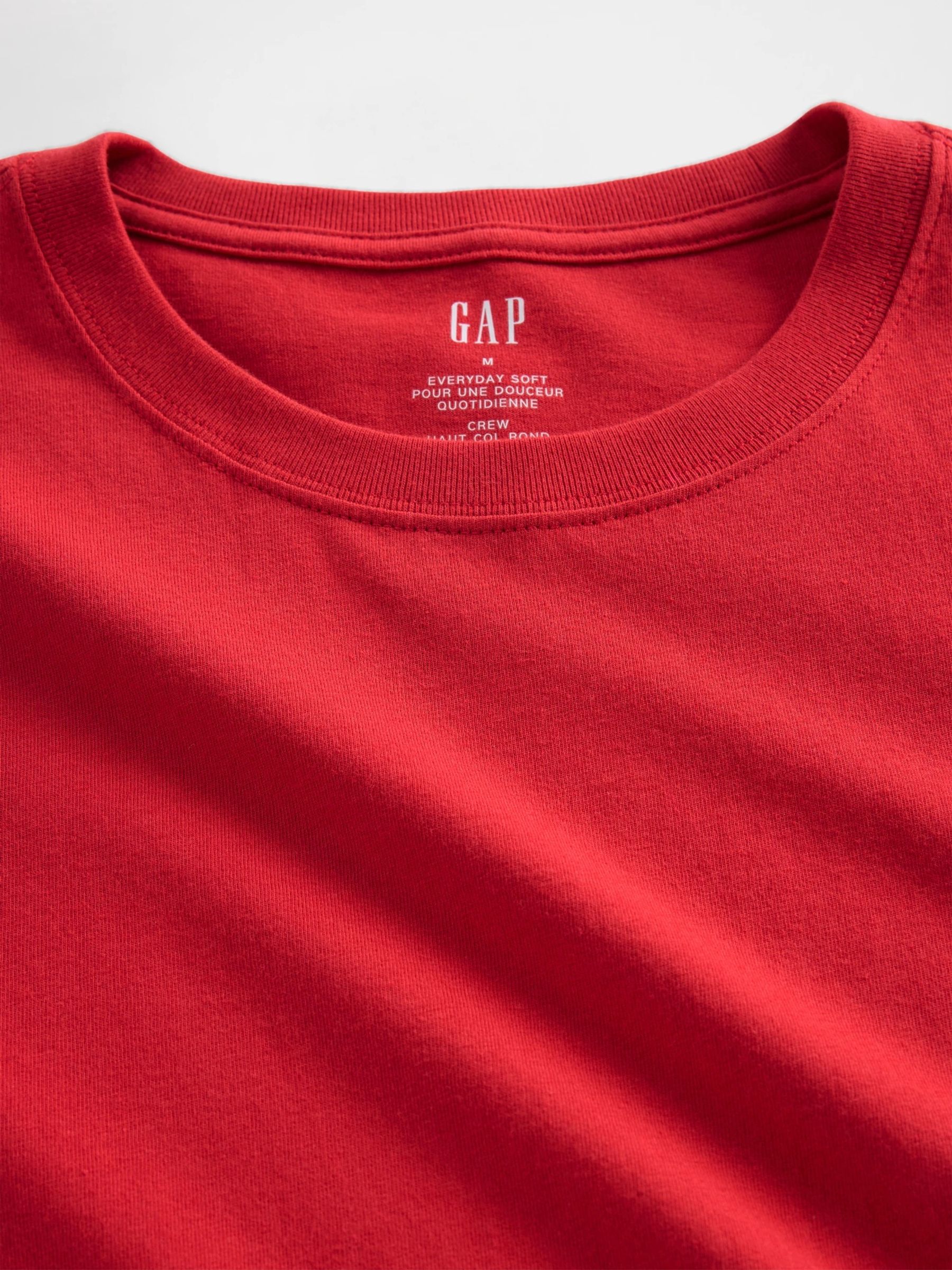 Red Everyday Soft Crew Neck T-Shirt - Image 5 of 5