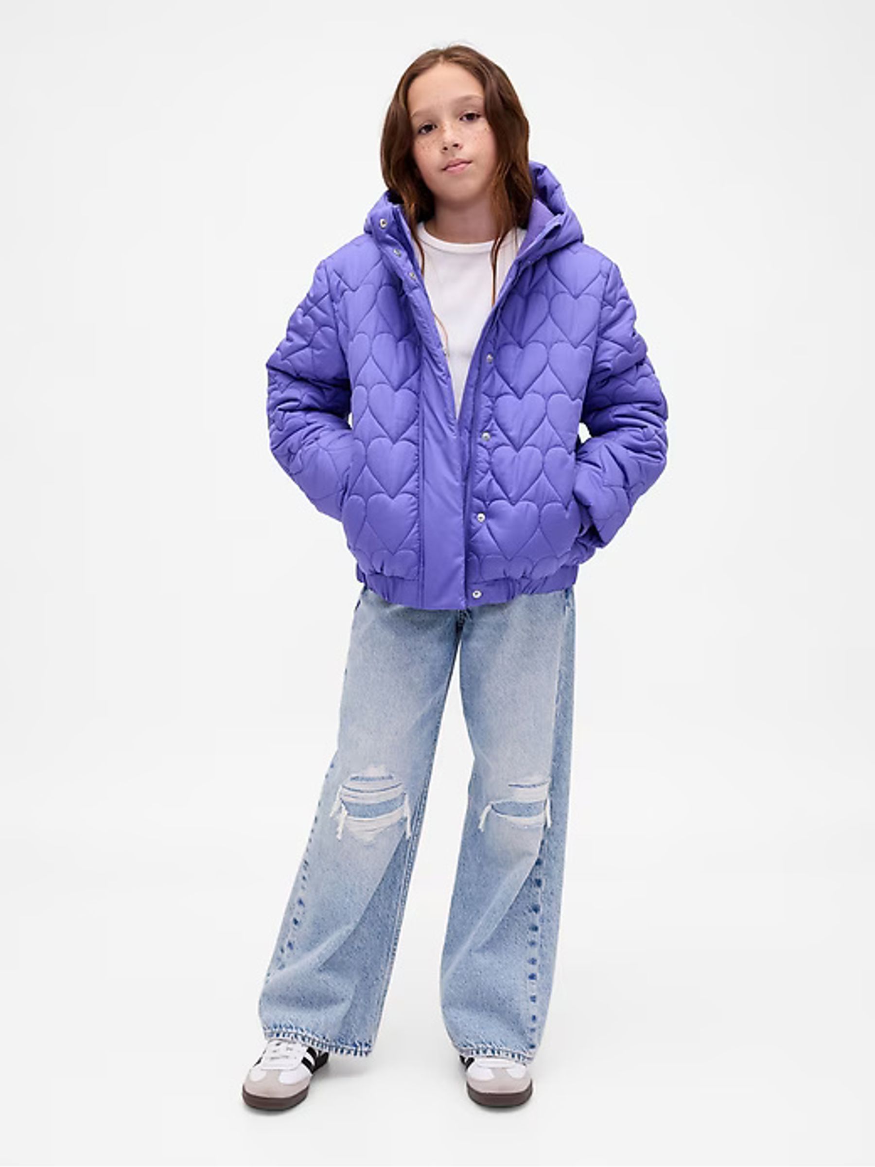 Purple Puffer Jacket (4 - 13Yrs) - Image 3 of 6