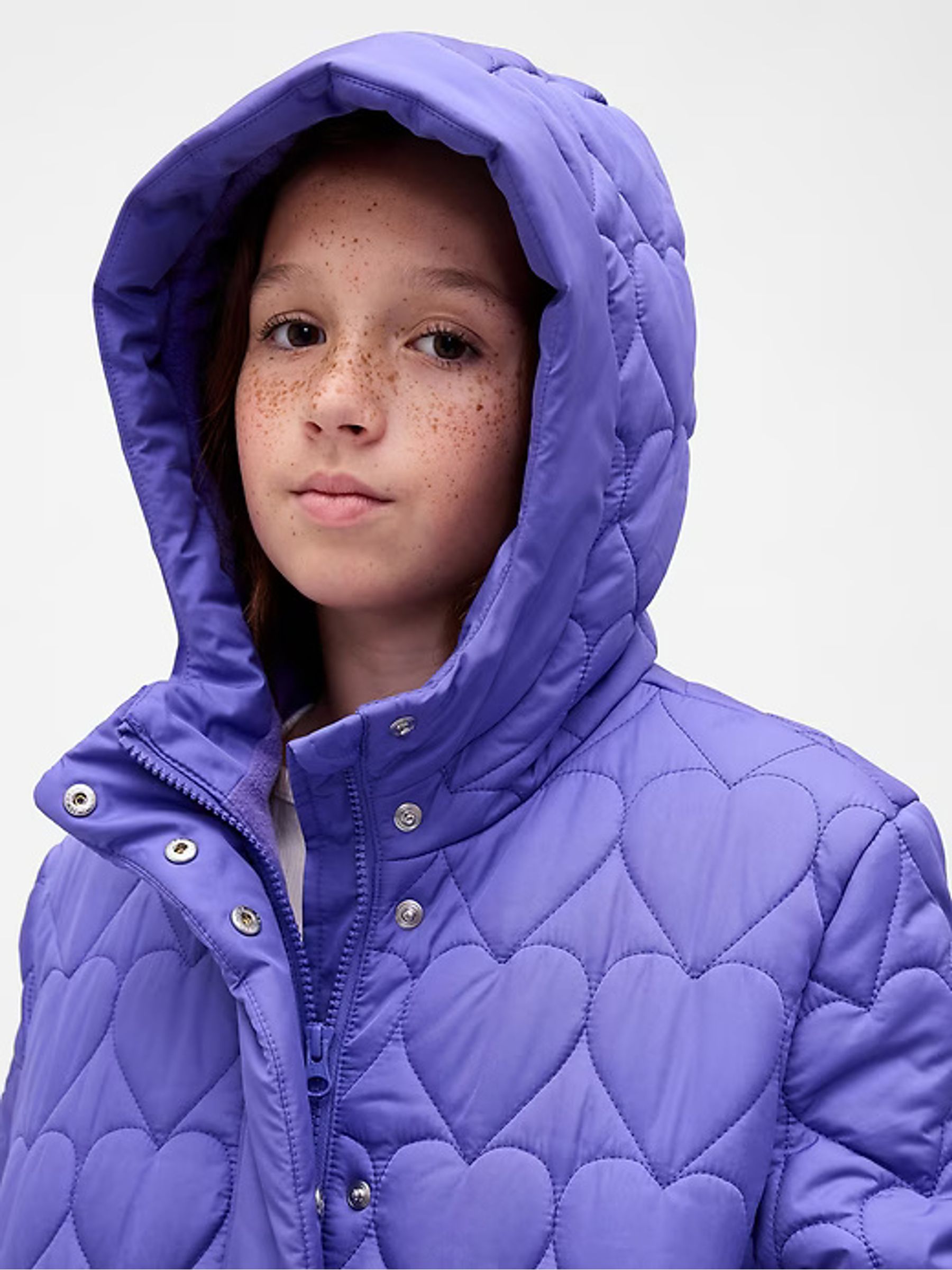 Purple Puffer Jacket (4 - 13Yrs) - Image 4 of 6
