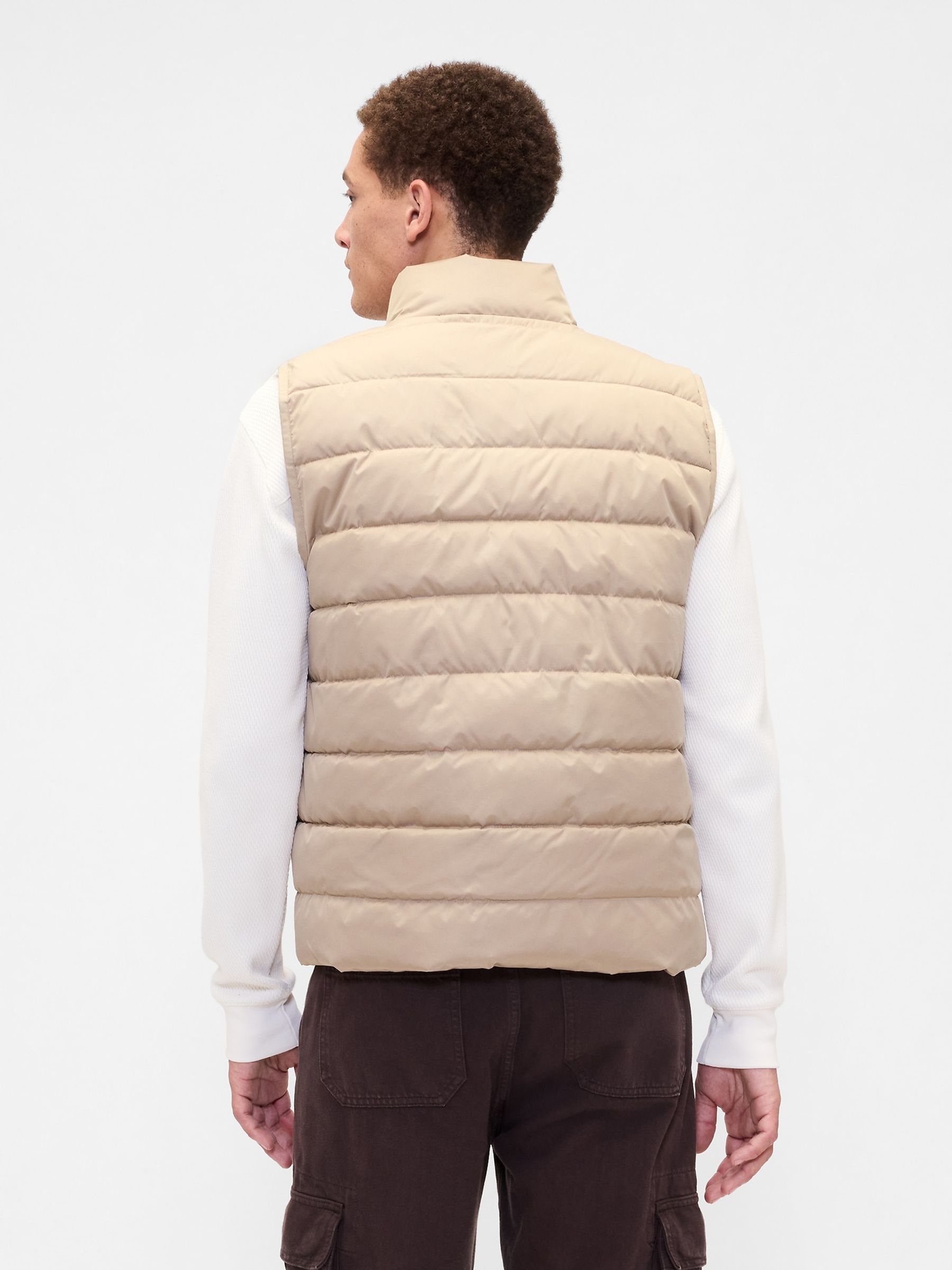 Cream Relaxed ColdControl Puffer Vest - Image 2 of 4