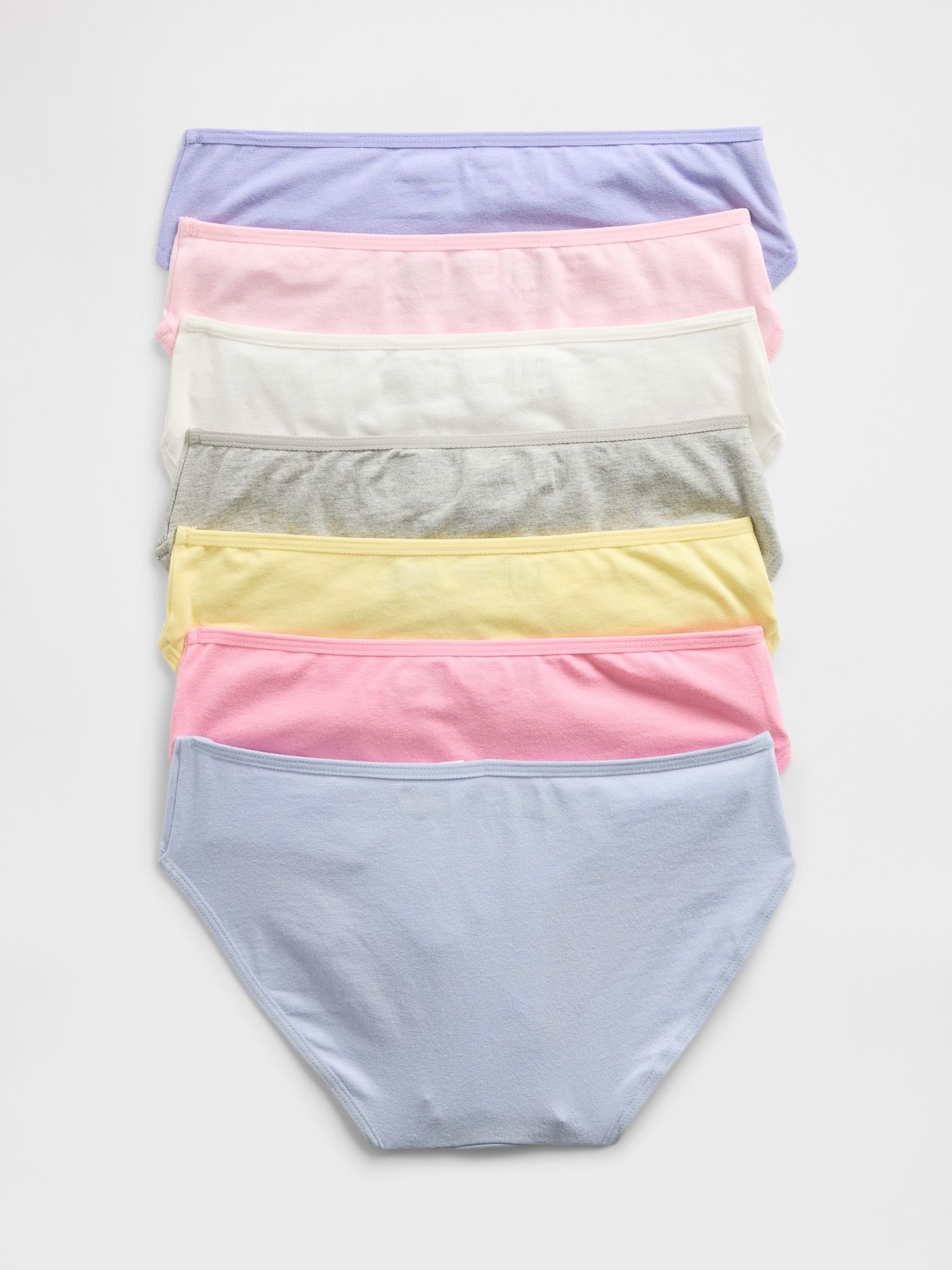 Multi Pastel Days-of-the-Week Bikini Briefs 7-Pack - Image 2 of 3