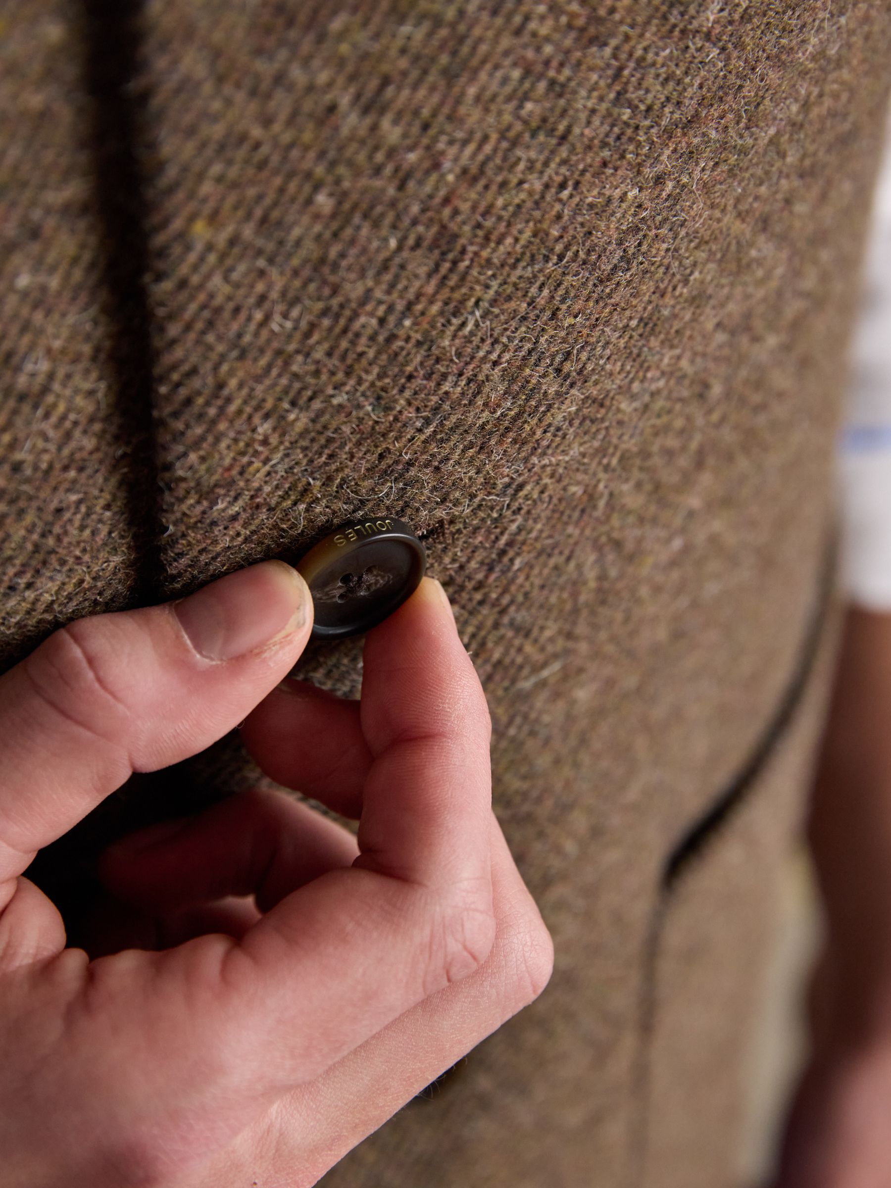 Brown Tweed Gilet - Image 6 of 11