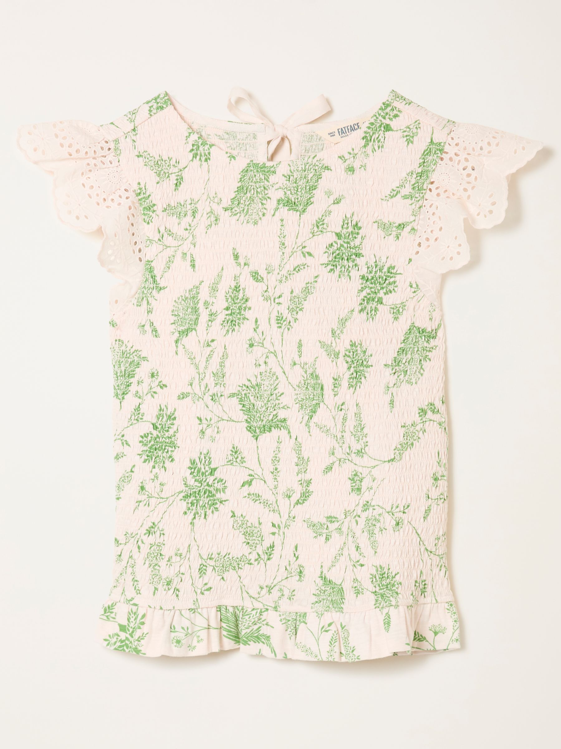Betty Ivory Summer Meadow Shirred Top - Image 7 of 7