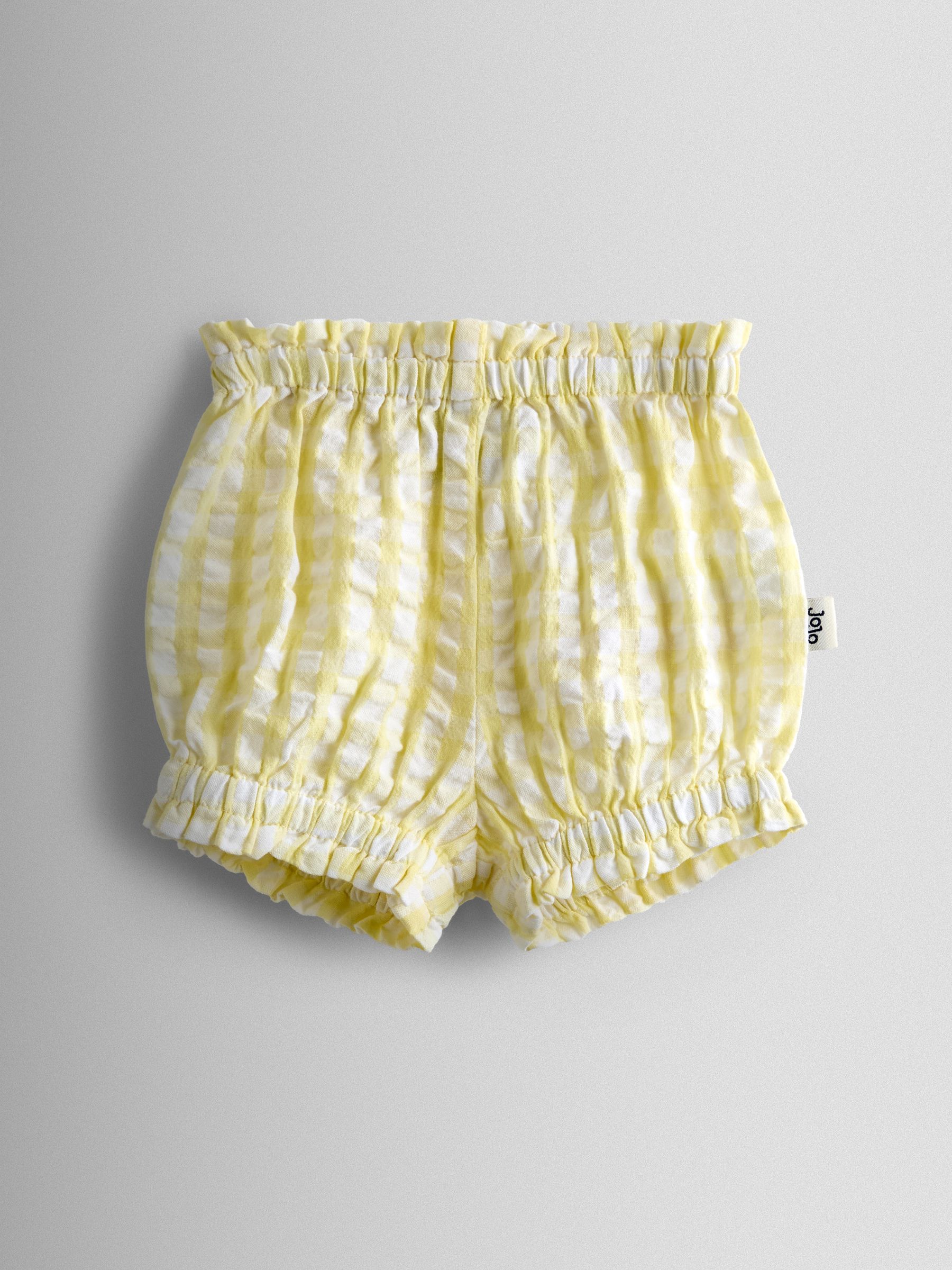 Yellow Flopsy Embroidered Top, Short & Headband Set - Image 5 of 8