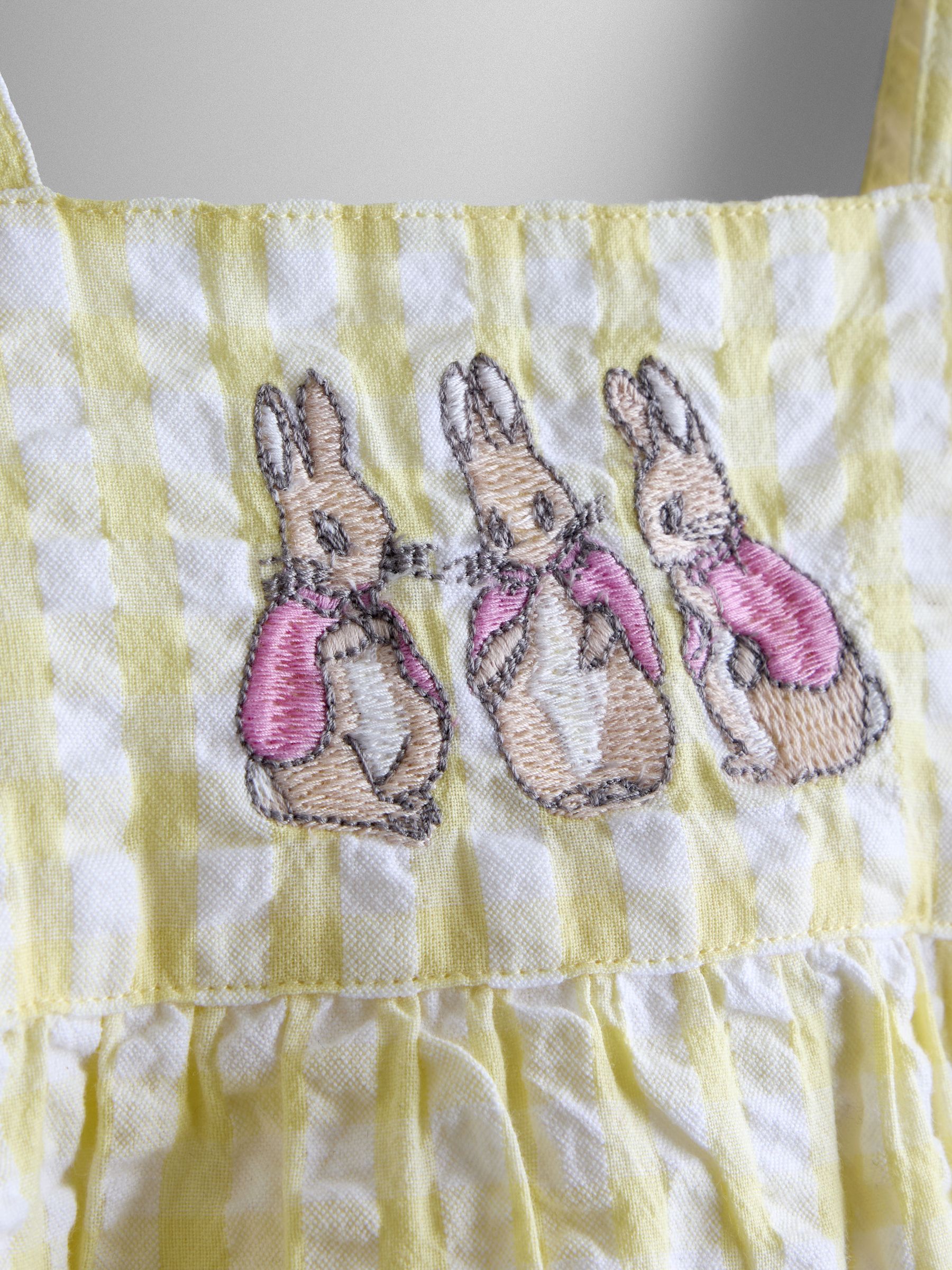 Yellow Flopsy Embroidered Top, Short & Headband Set - Image 7 of 8