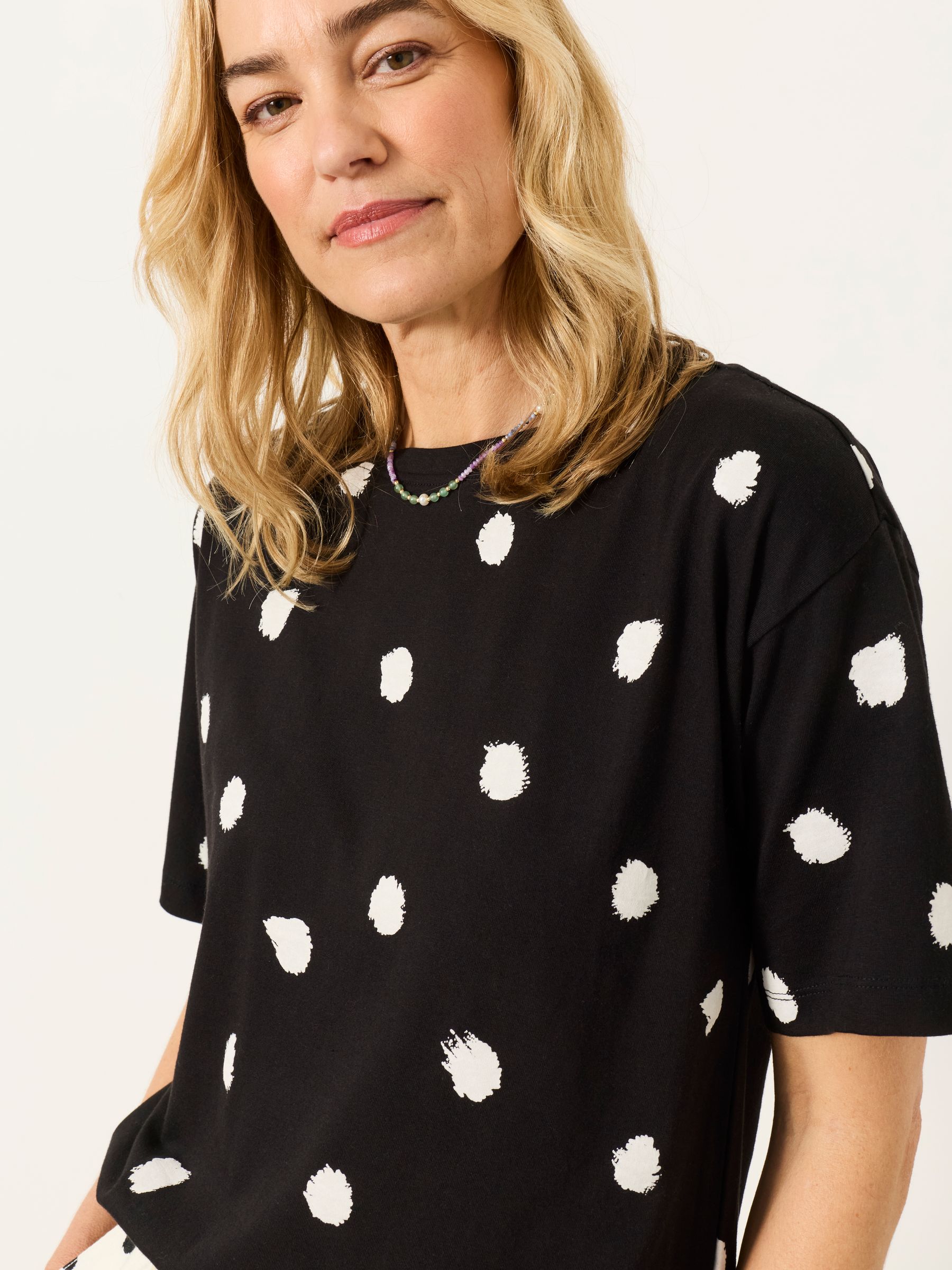 Maddie Black Spot Top - Image 2 of 5