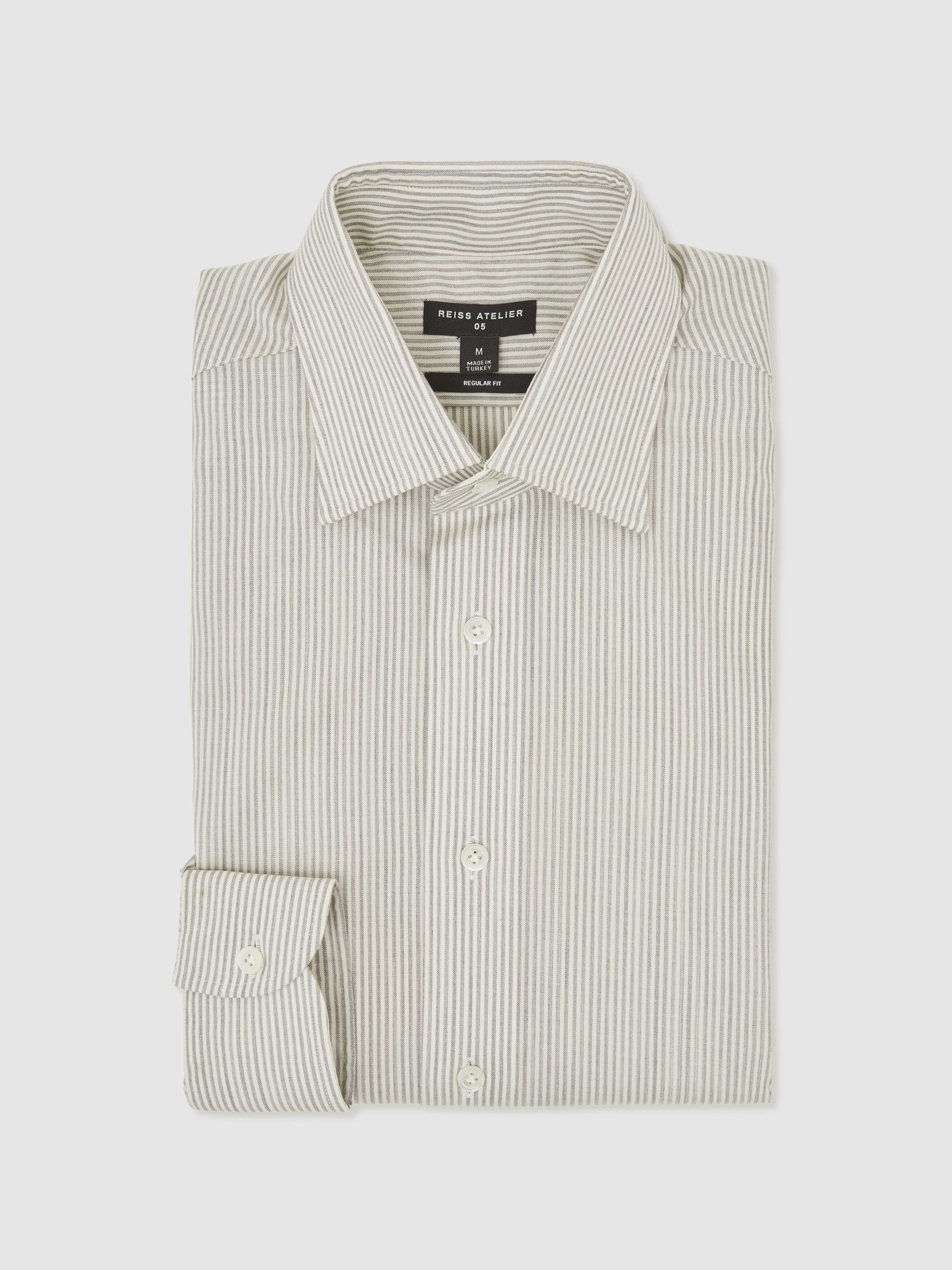 Shirt in White/Navy - Image 2 of 7