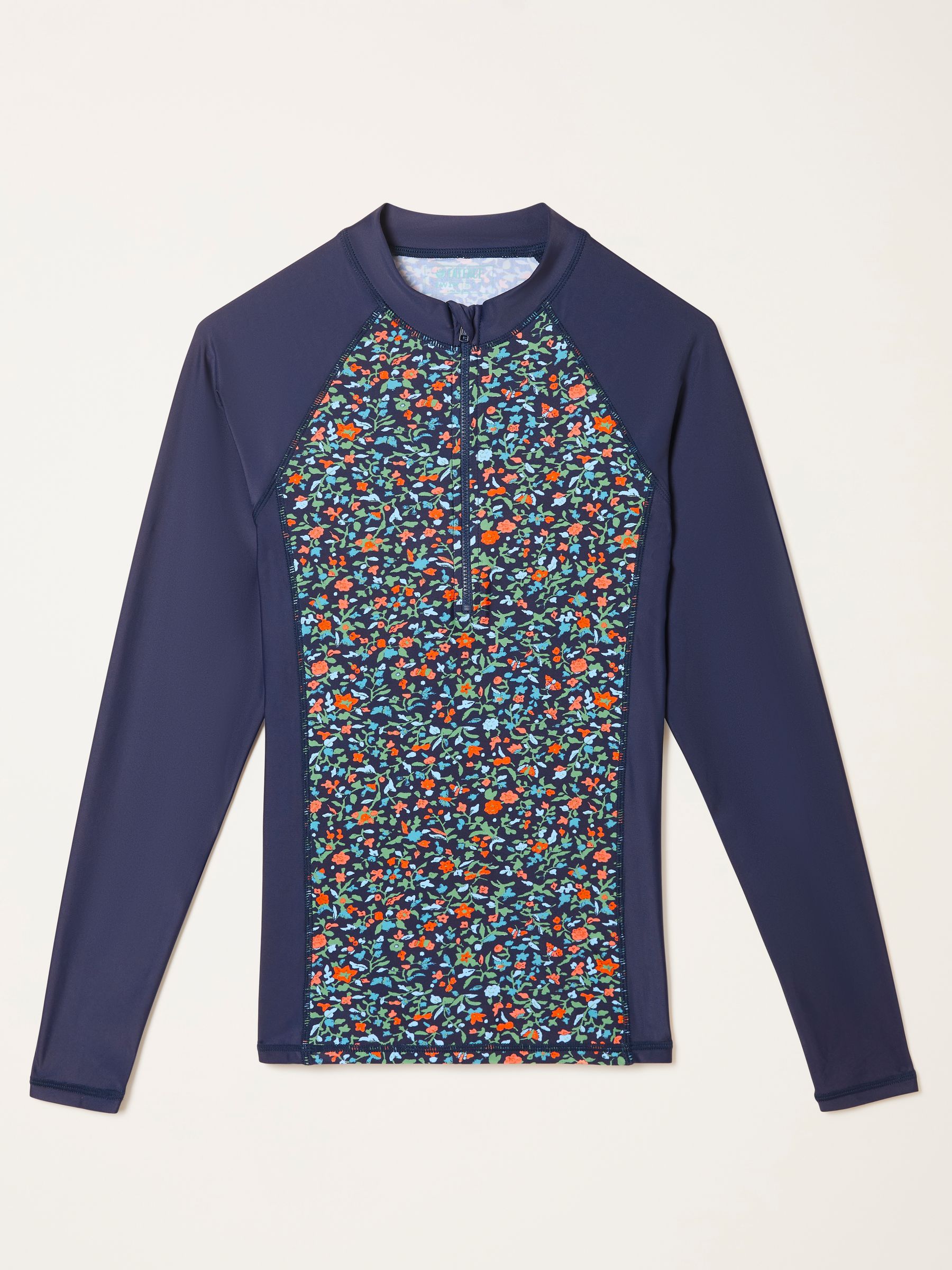 Rozel Navy Surf Ditsy Rash Vest - Image 6 of 6