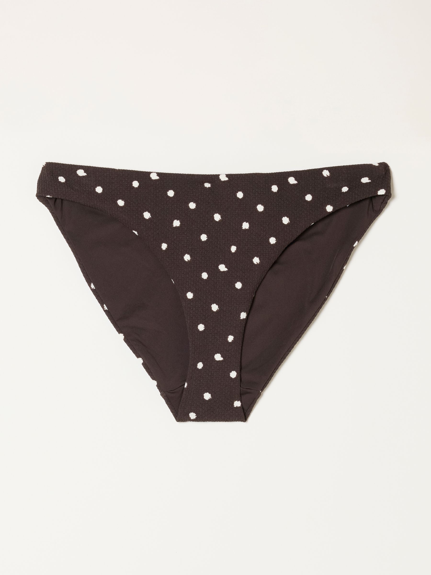 Chocolate Brown Polka Dot Bikini Bottom - Image 5 of 5