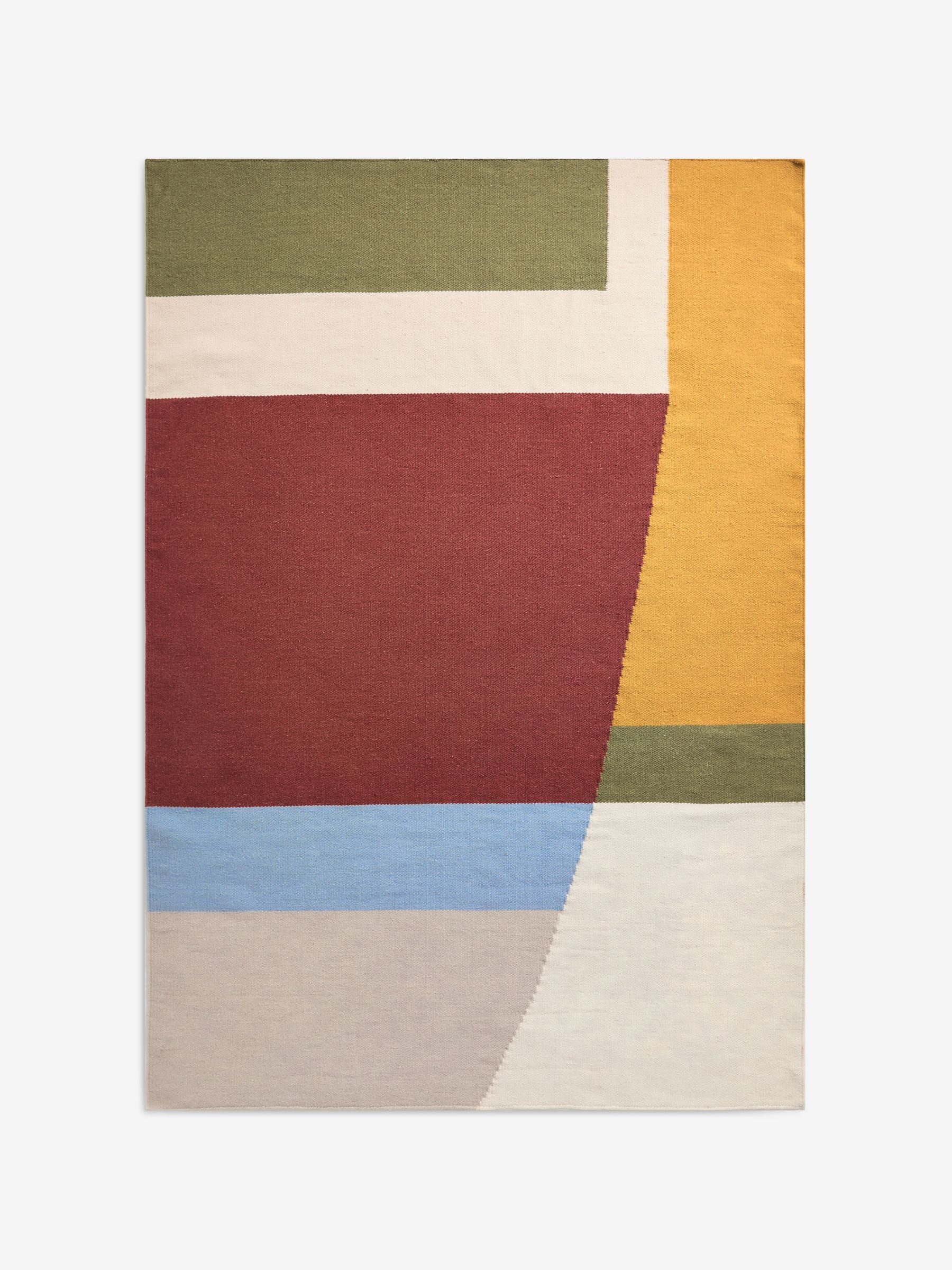 Santos Flatweave Wool Rug in Multi - Image 5 of 5