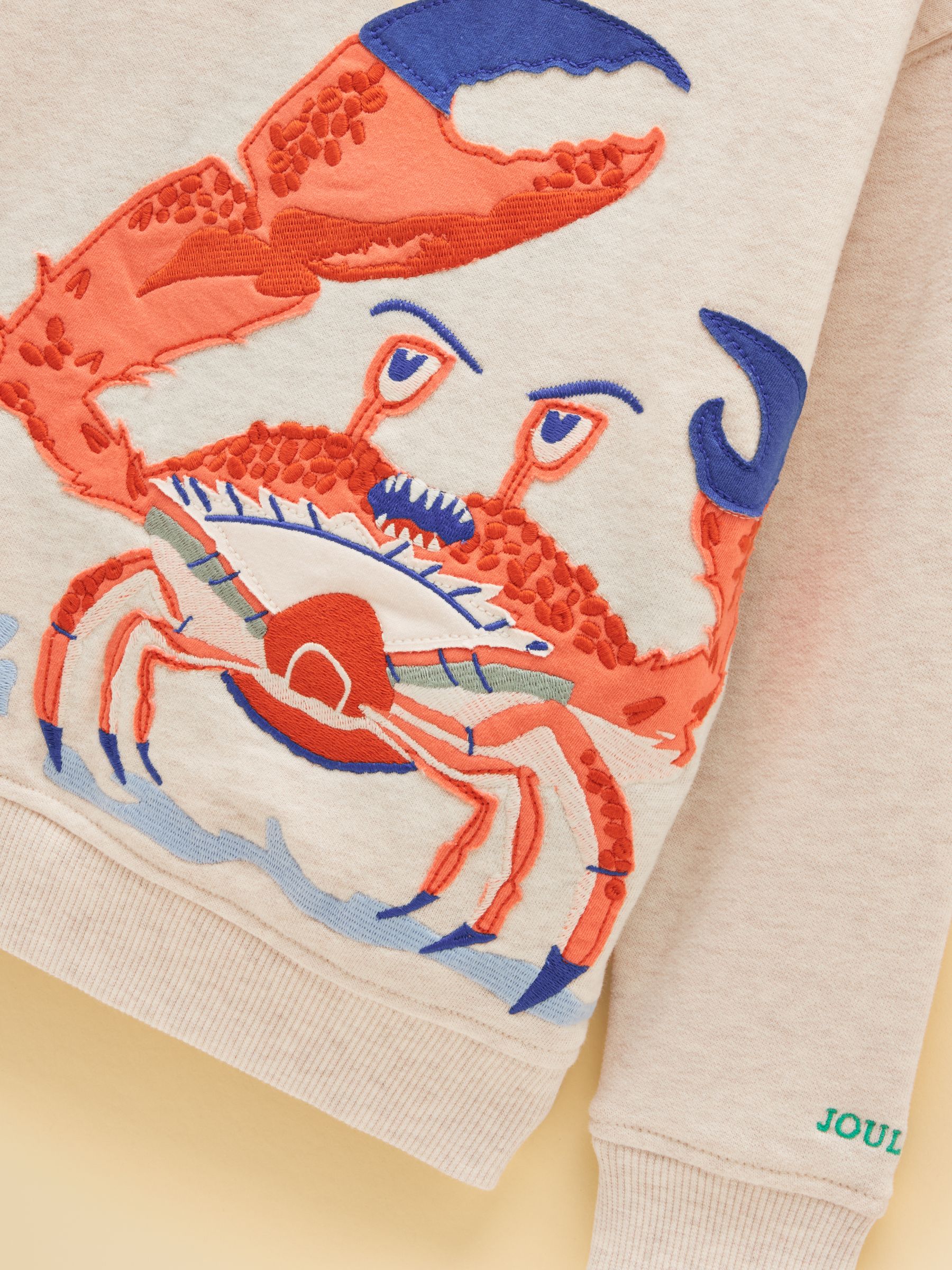 Boys' Oatmeal Applique Sweatshirt - Image 3 of 6