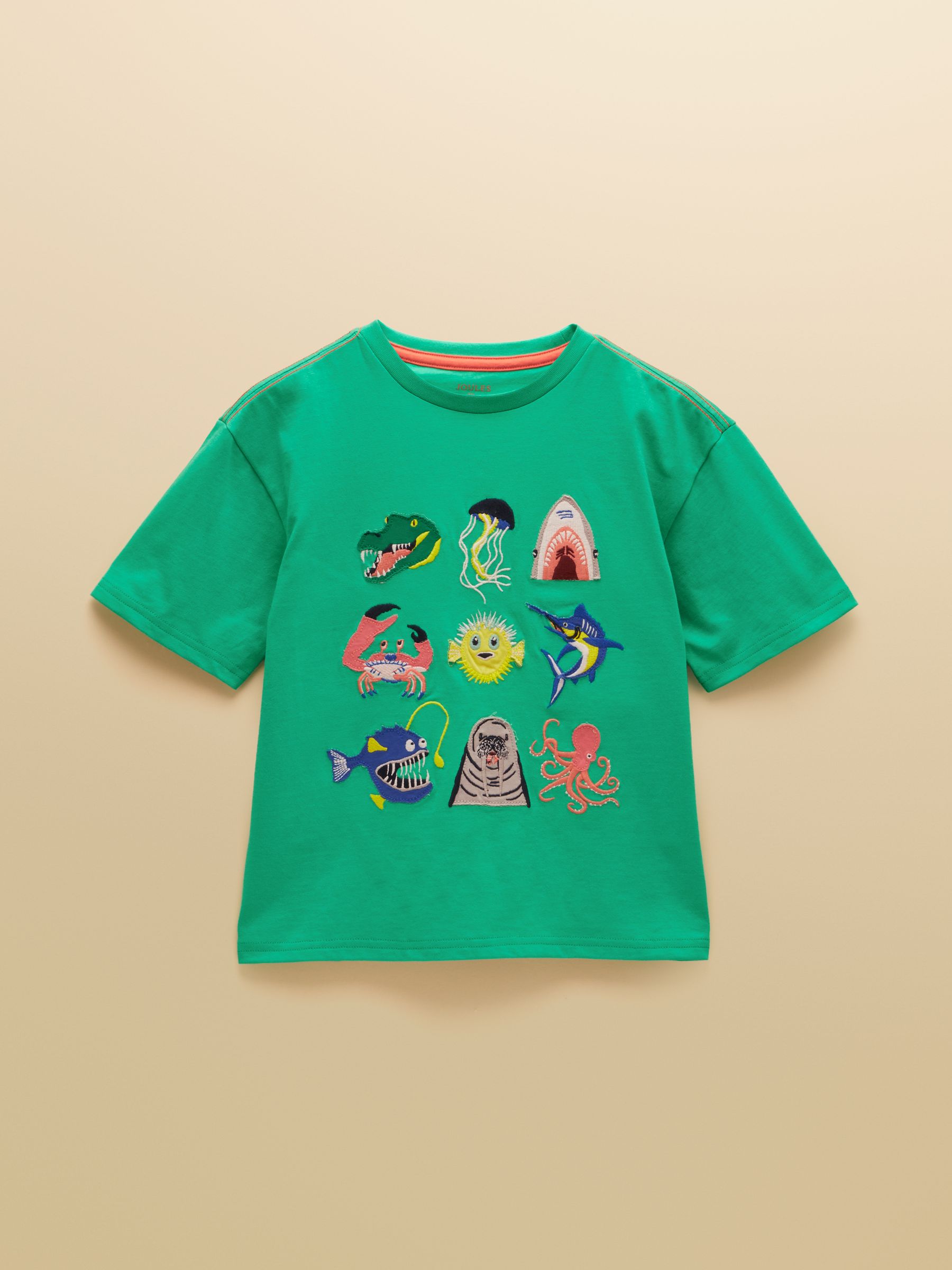 Boys' Archie Green Applique Graphic T-Shirt - Image 3 of 7