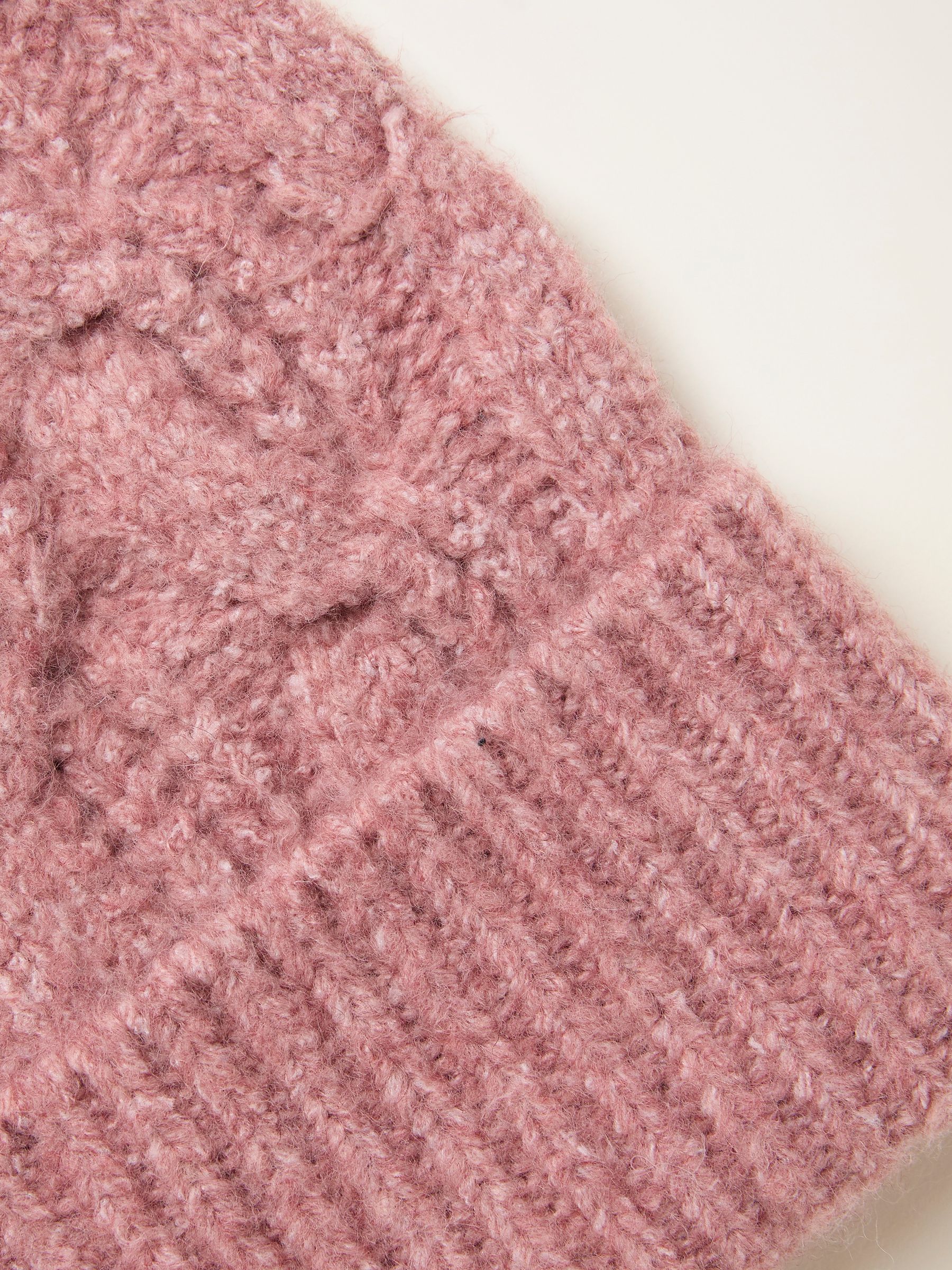 Pink Cable Beanie - Image 2 of 2