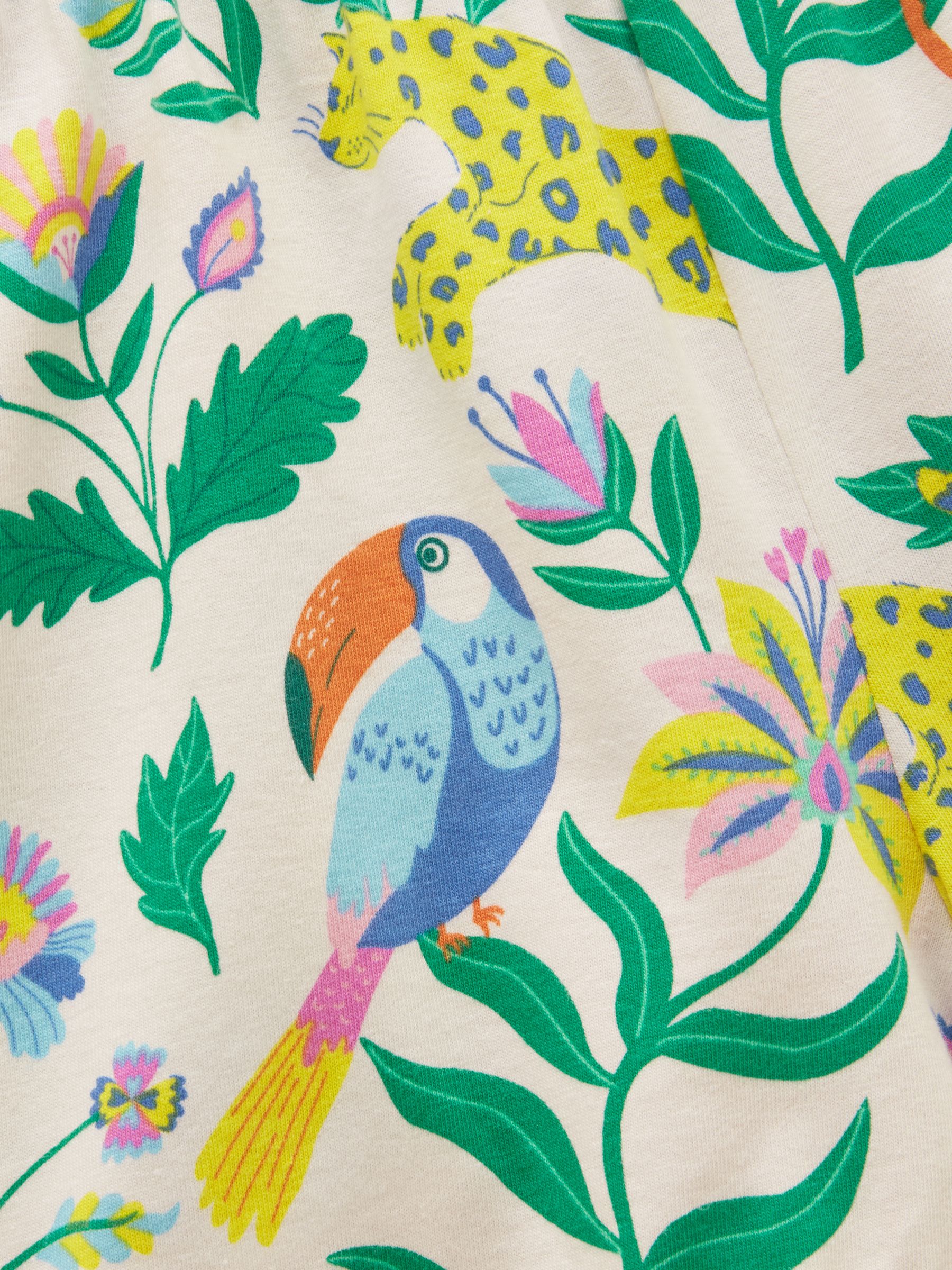 Girls' Daisy Cream Jersey Frill Shorts - Image 4 of 4