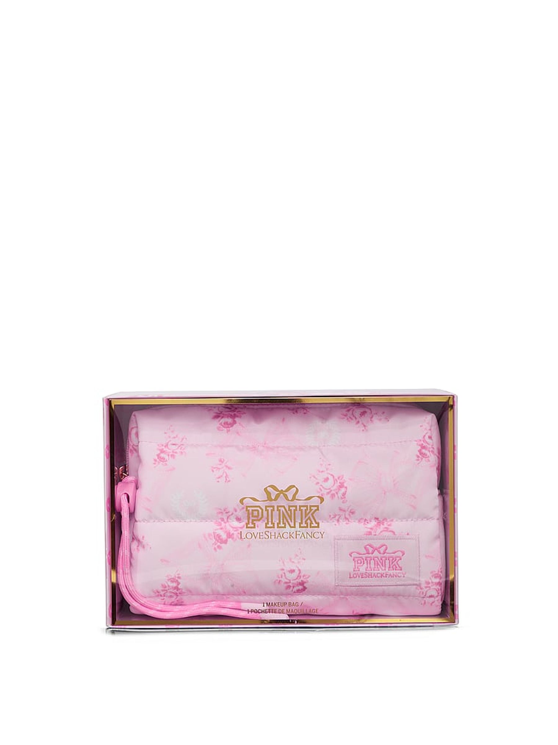 Beaux Icons Pink Makeup Bag - Image 3 of 4