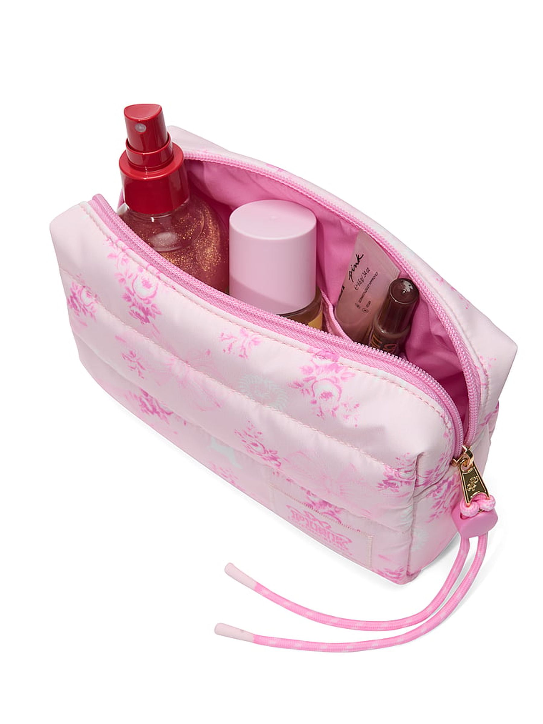 Beaux Icons Pink Makeup Bag - Image 4 of 4