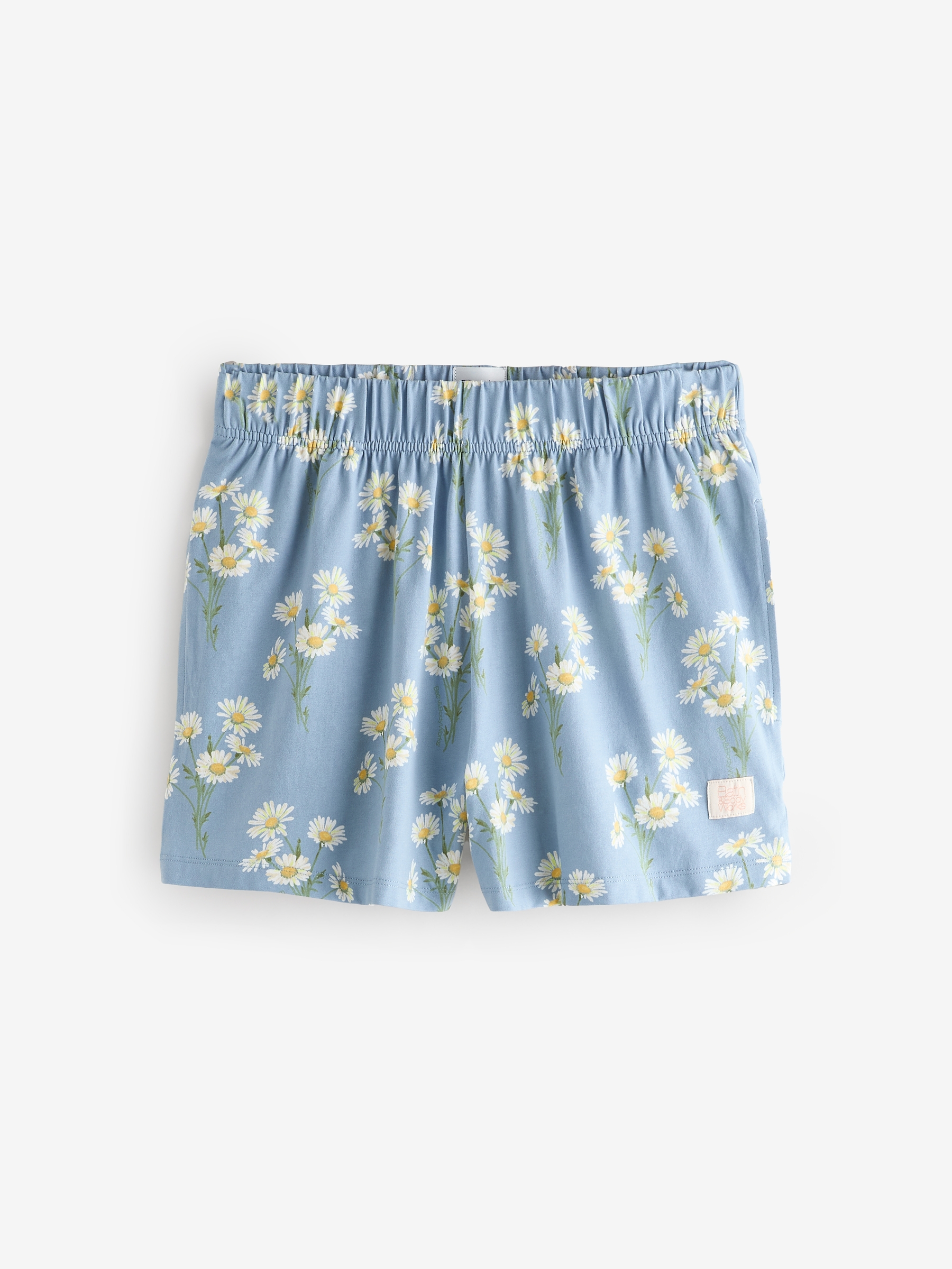 Blue Gingham Daisies Short Pyjamas Set 2 Pack - Image 12 of 15