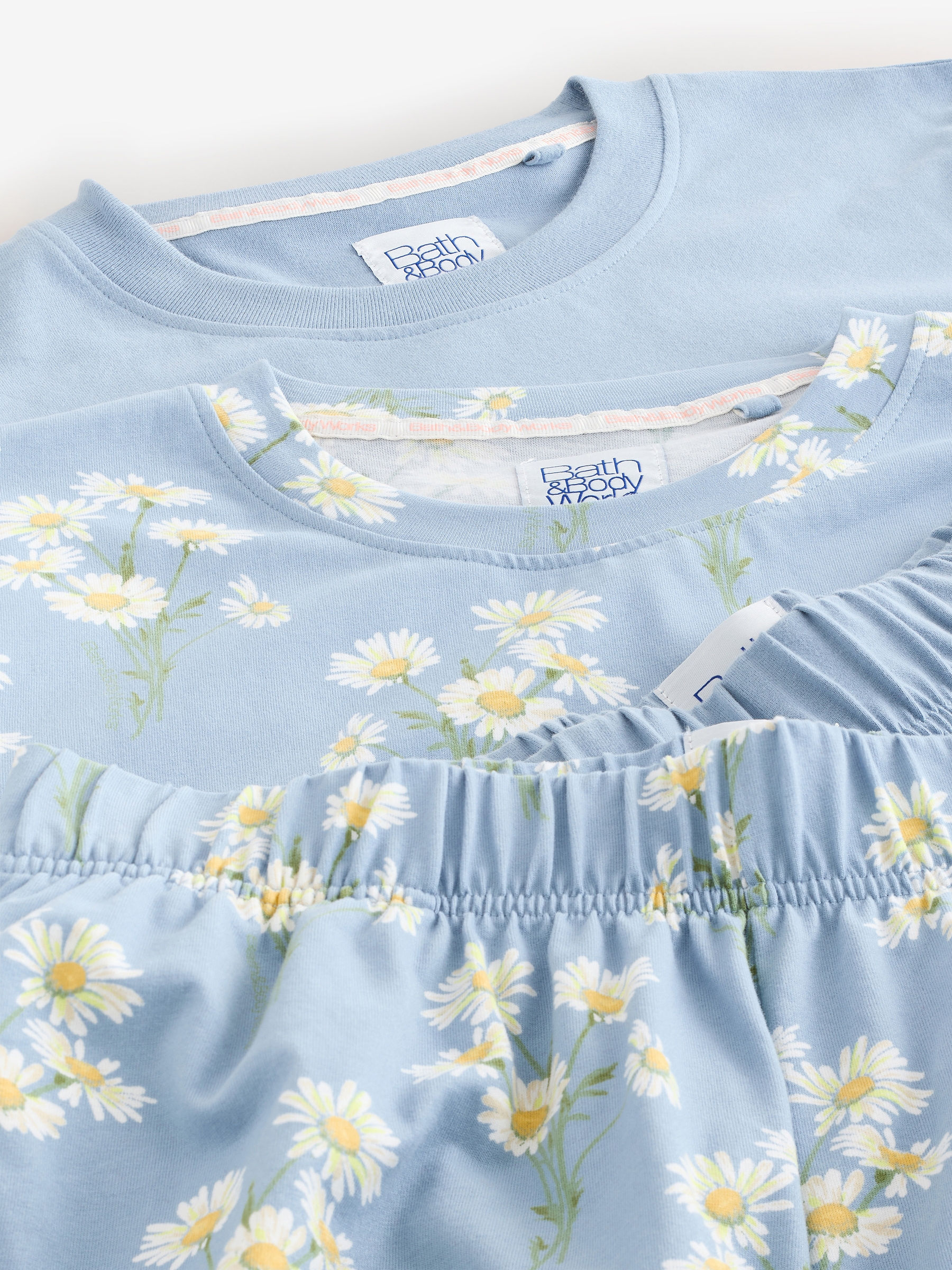 Blue Gingham Daisies Short Pyjamas Set 2 Pack - Image 15 of 15