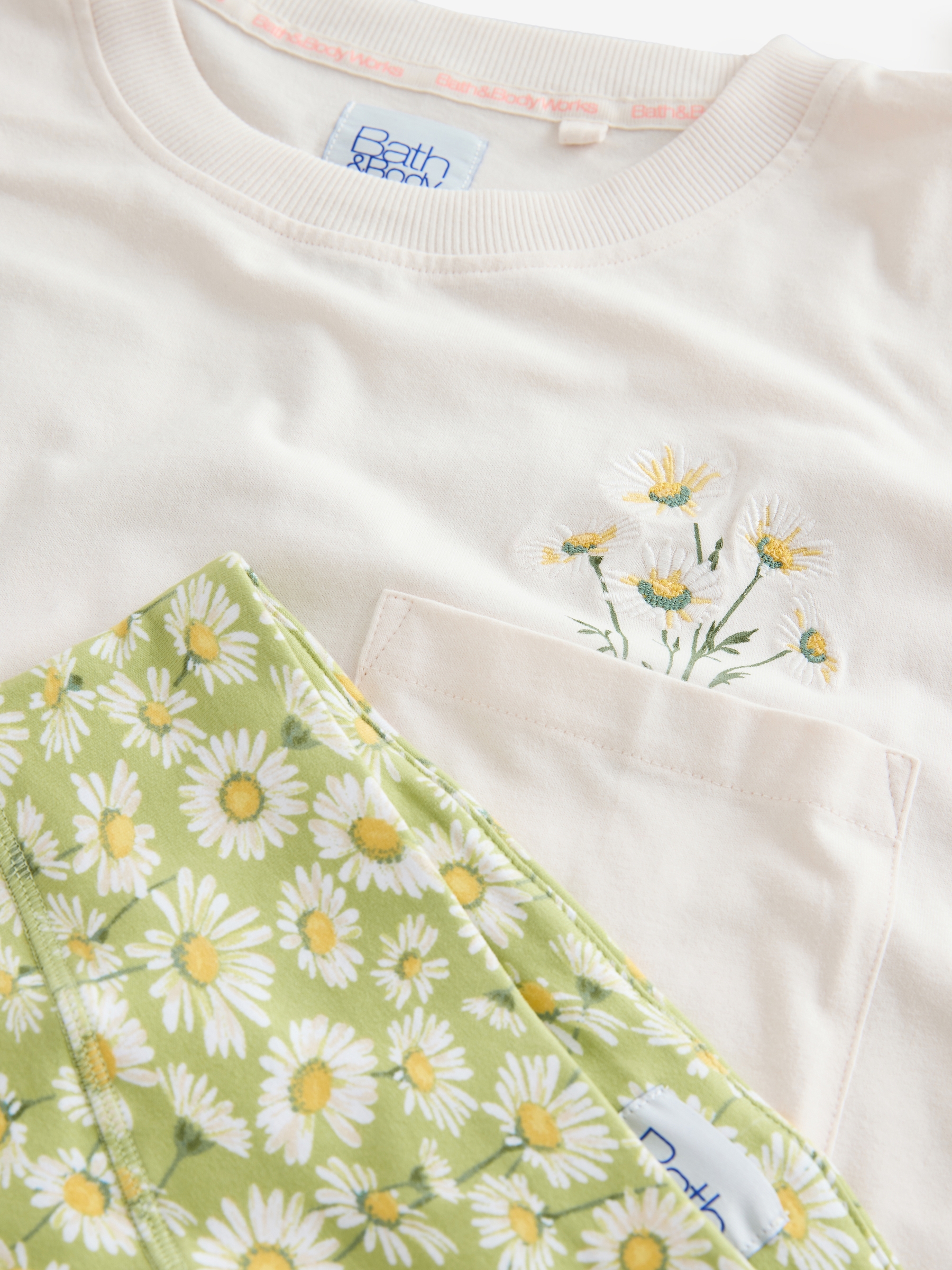 Green Daisies Cycling Shorts and T-Shirt Set - Image 11 of 11