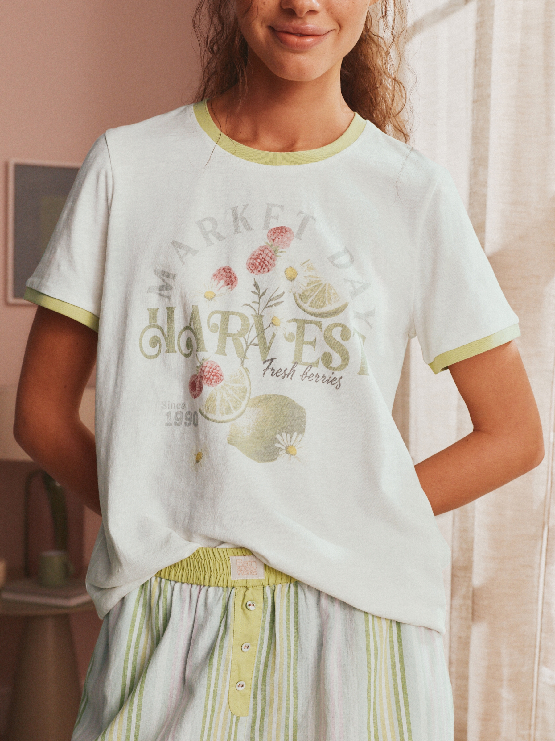 Green Market Day Pyjamas Set - Image 5 of 11