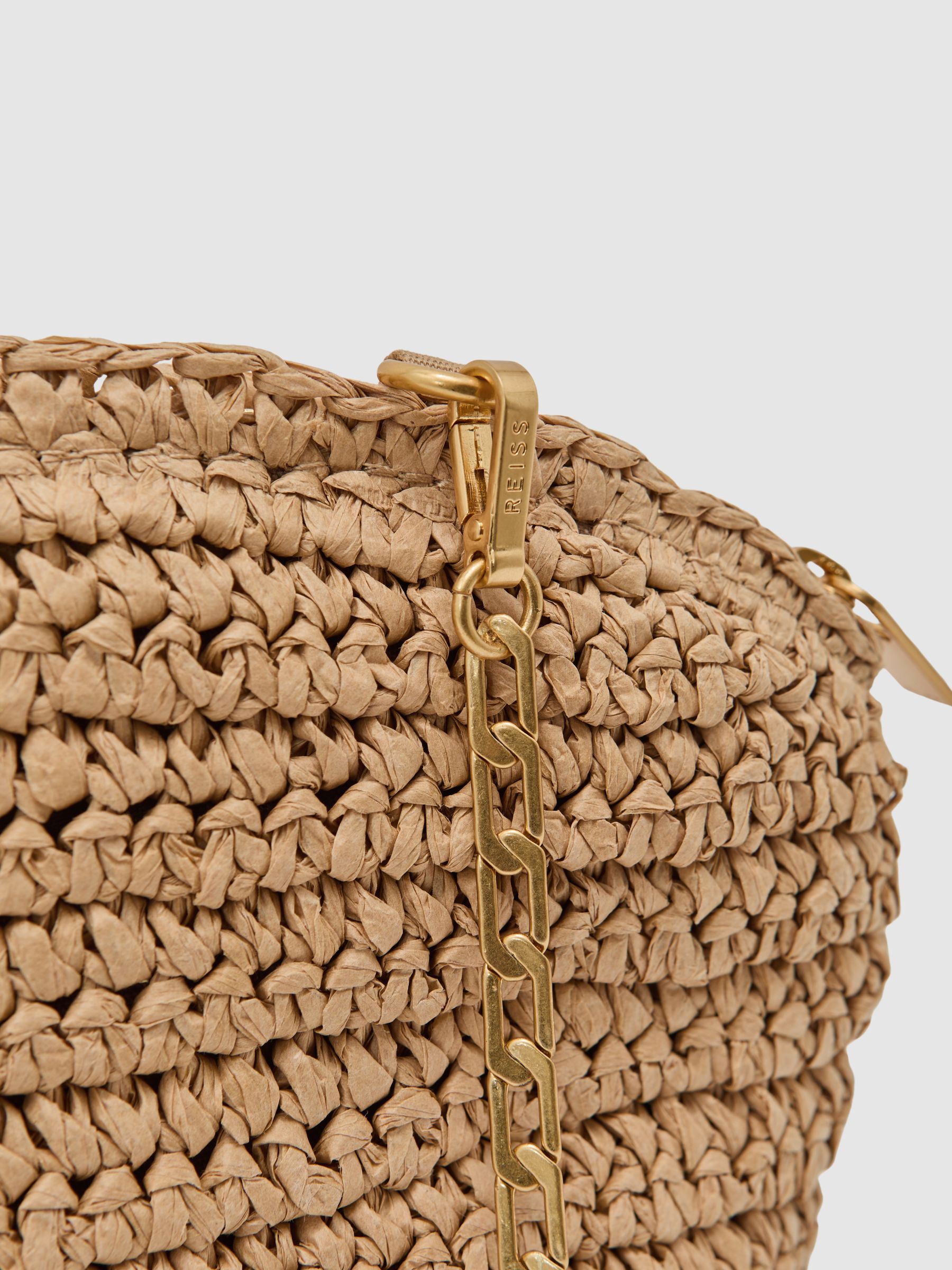 Raffia Clutch Bag in Natural - image 2