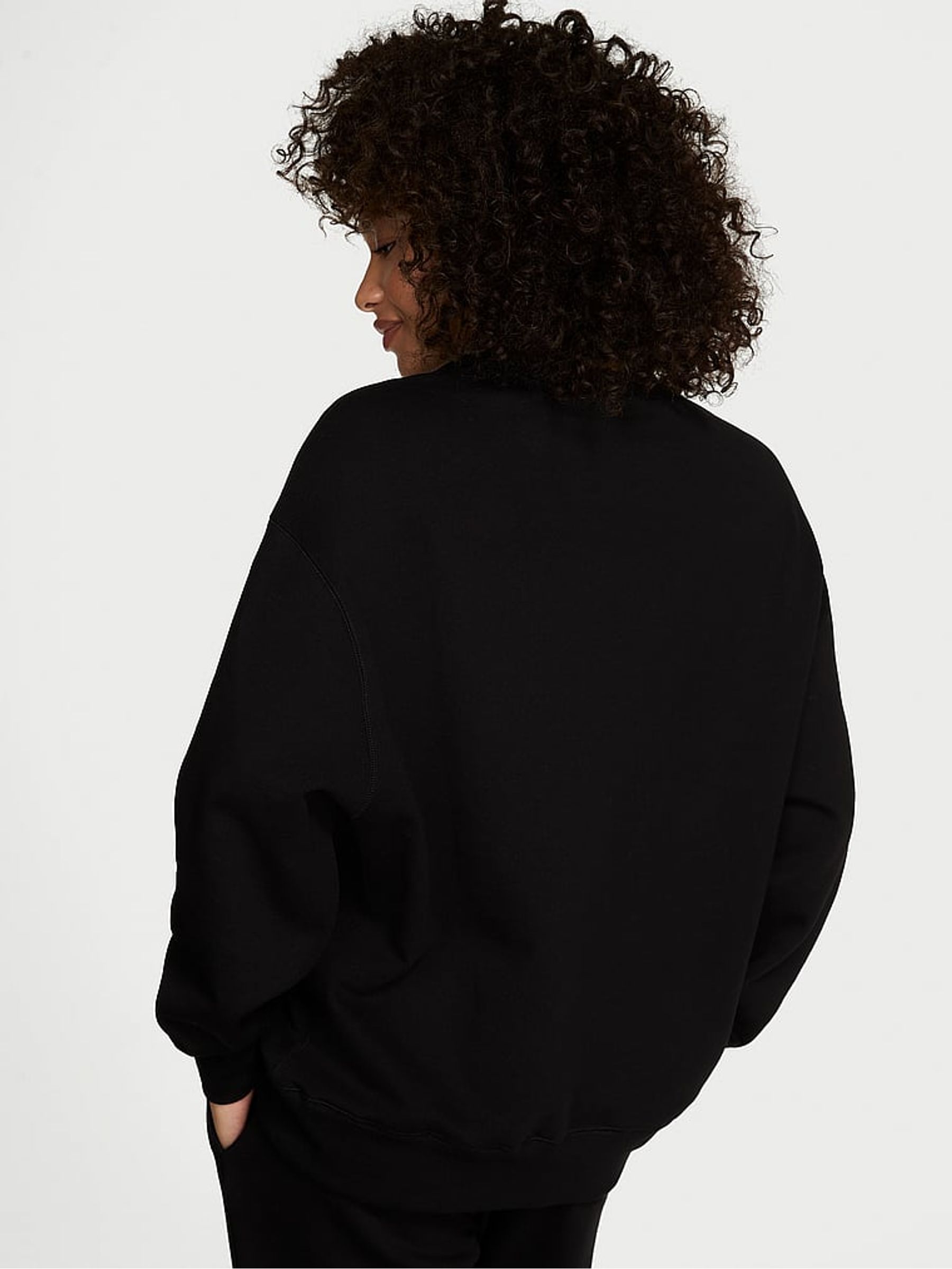 Black Angel Oversized Sweatshirt - Image 3 of 3 Black Angel Oversized Sweatshirt - Image 3 of 3